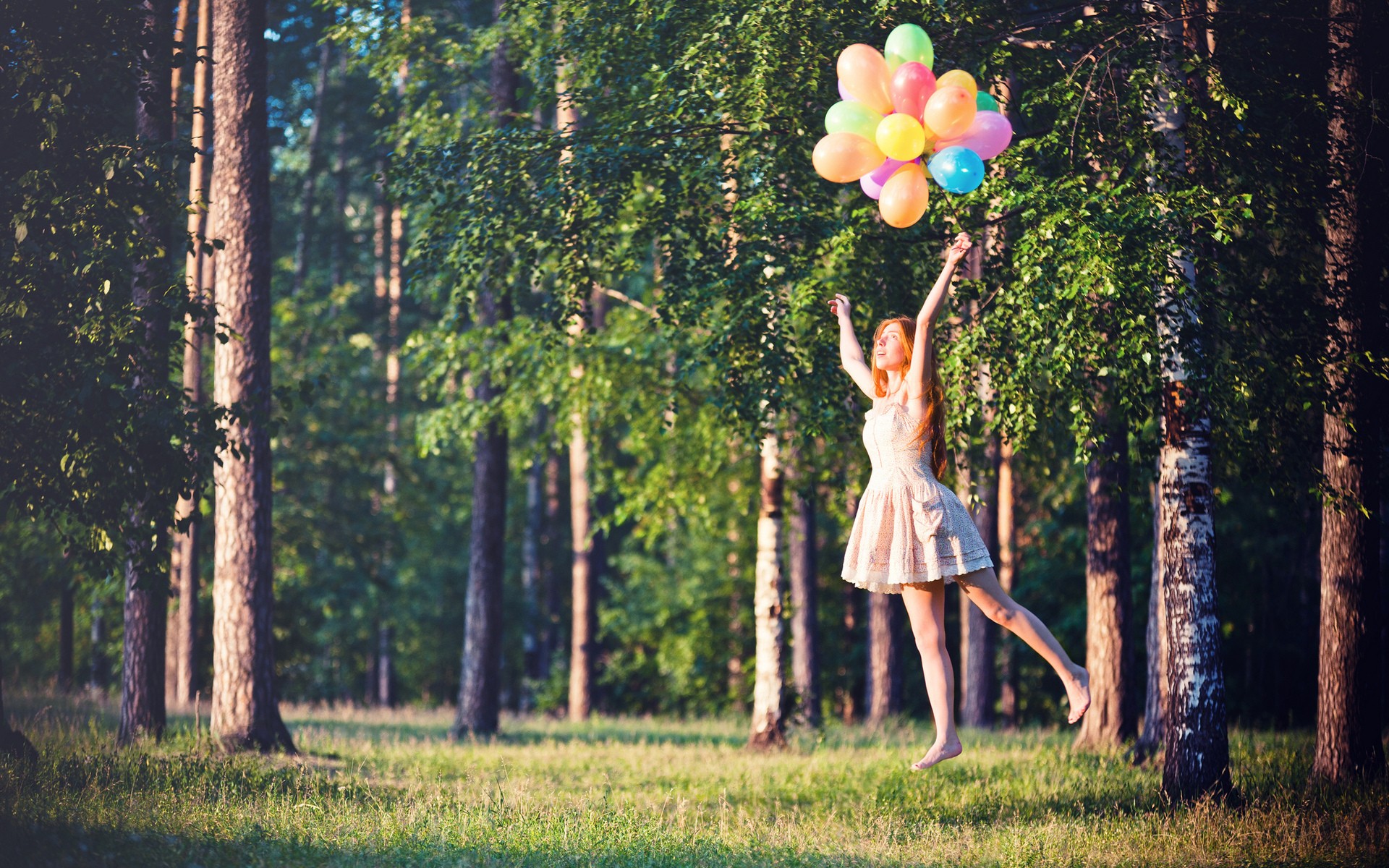 Download mobile wallpaper Balloon, Mood, Photography, Model for free.