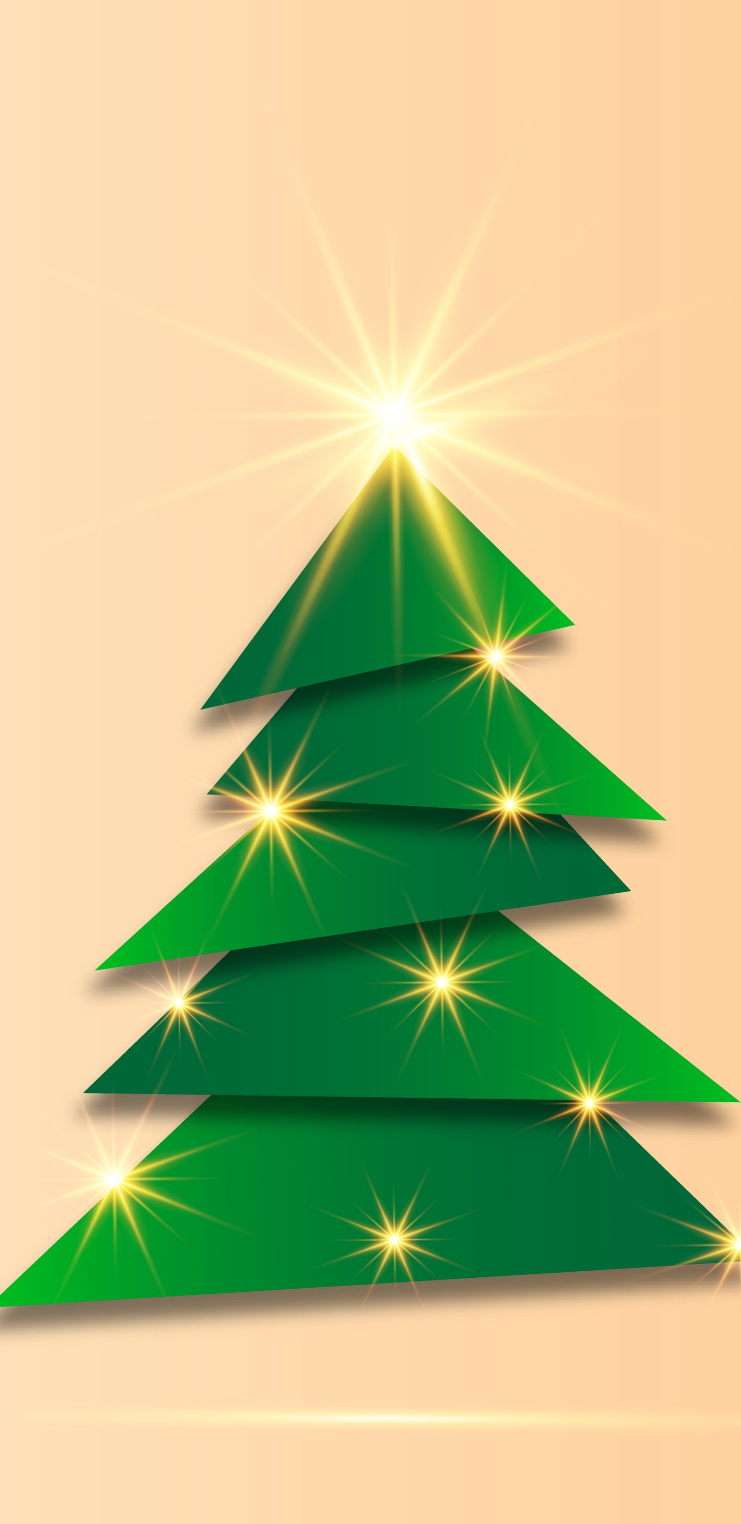 Téléchargez des papiers peints mobile Noël, Vacances, Sapin De Noël, Minimaliste gratuitement.