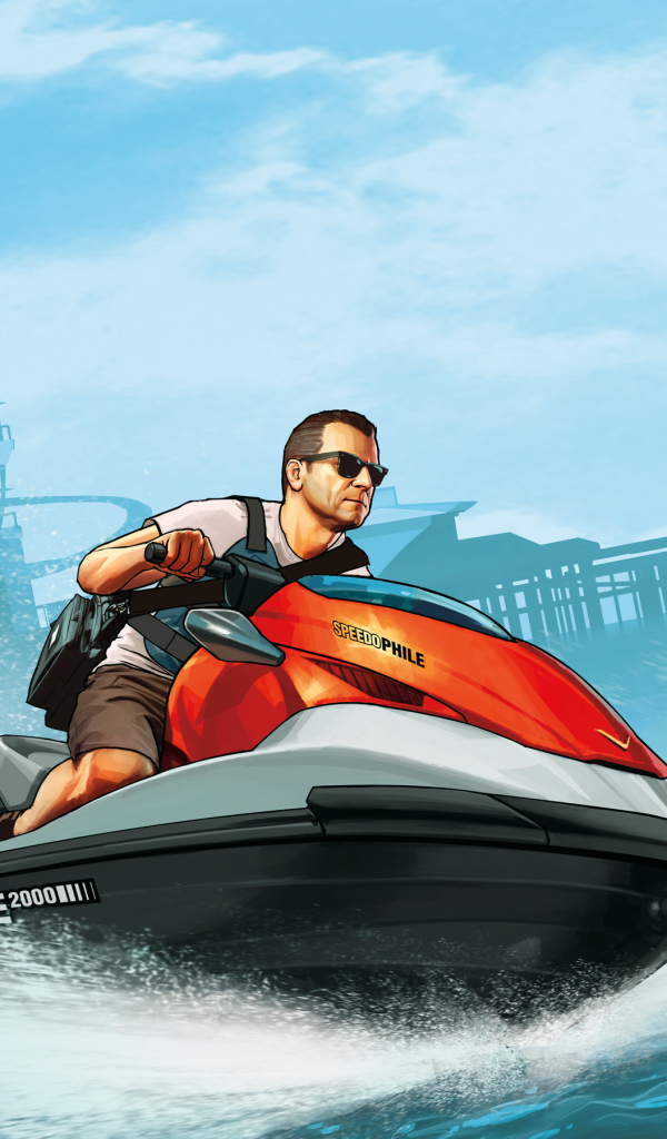 Download mobile wallpaper Michael De Santa, Grand Theft Auto V, Grand Theft Auto, Video Game for free.