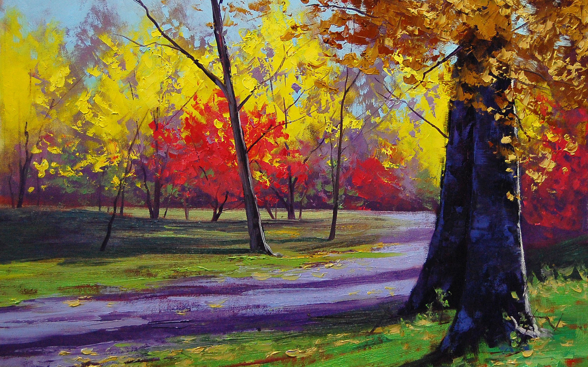 Laden Sie das Natur, Herbst, Blatt, Malerei, Jahreszeit, Künstlerisch-Bild kostenlos auf Ihren PC-Desktop herunter