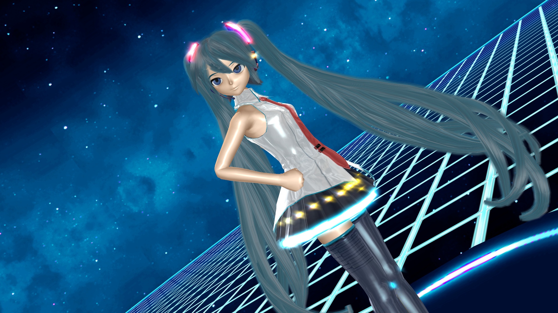 Descarga gratuita de fondo de pantalla para móvil de Vocaloid, Ojos Azules, Animado, Pelo Azul, Hatsune Miku.
