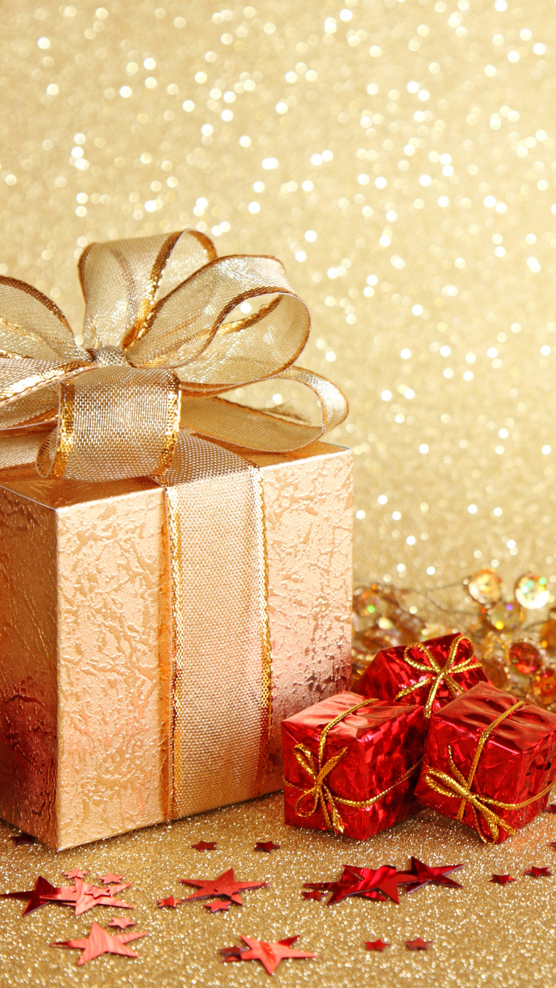 Download mobile wallpaper Christmas, Gift, Glitter, Misc for free.