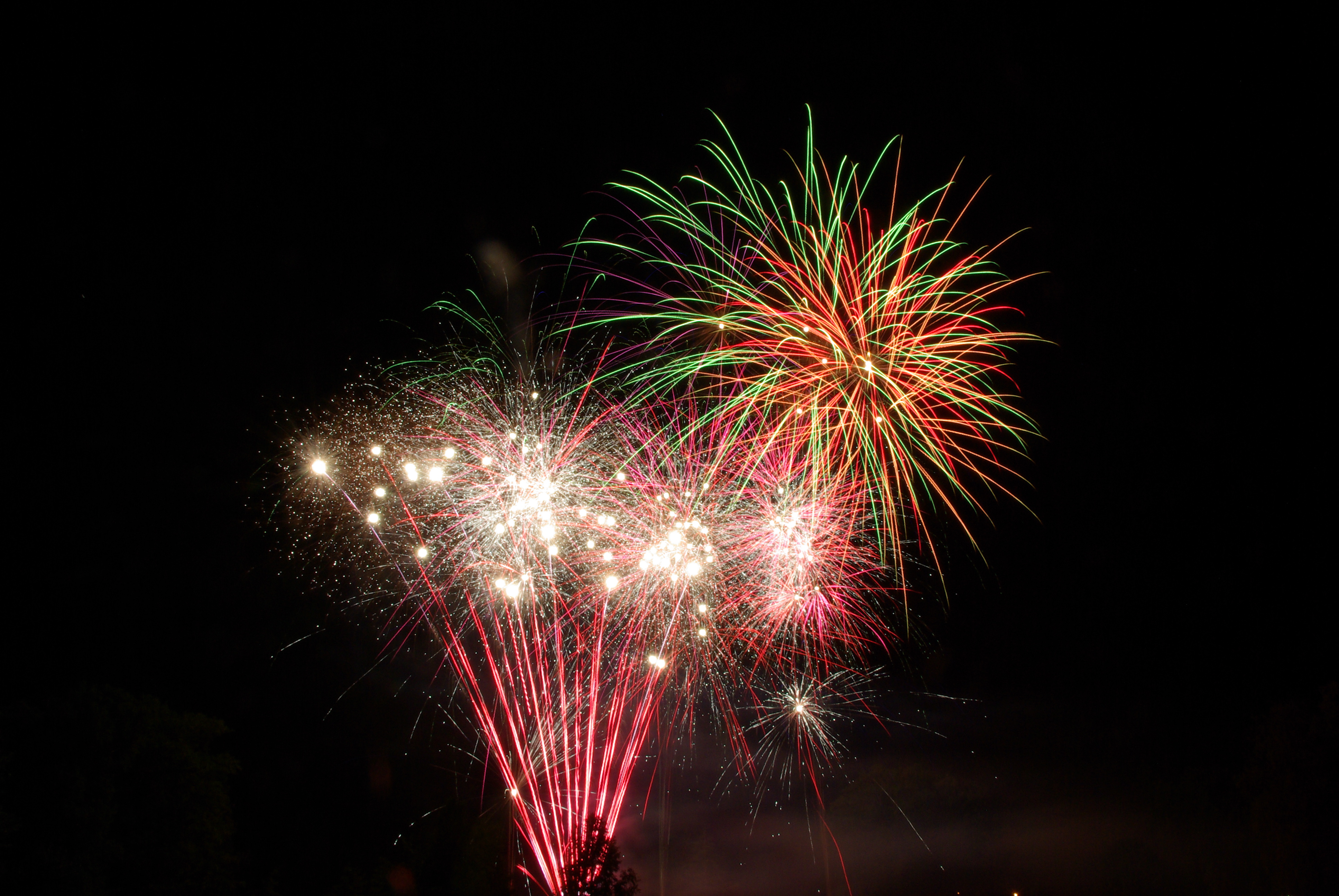 motley, firework, salute, holidays, sparks, multicolored, holiday, fireworks Full HD
