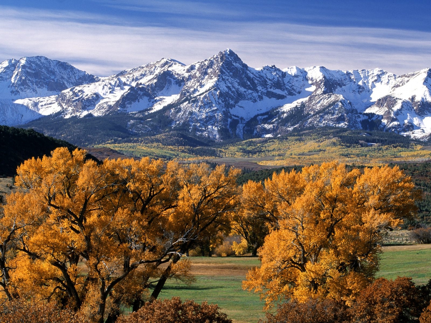 Скачать обои бесплатно Горы, Пейзаж, Осень картинка на рабочий стол ПК