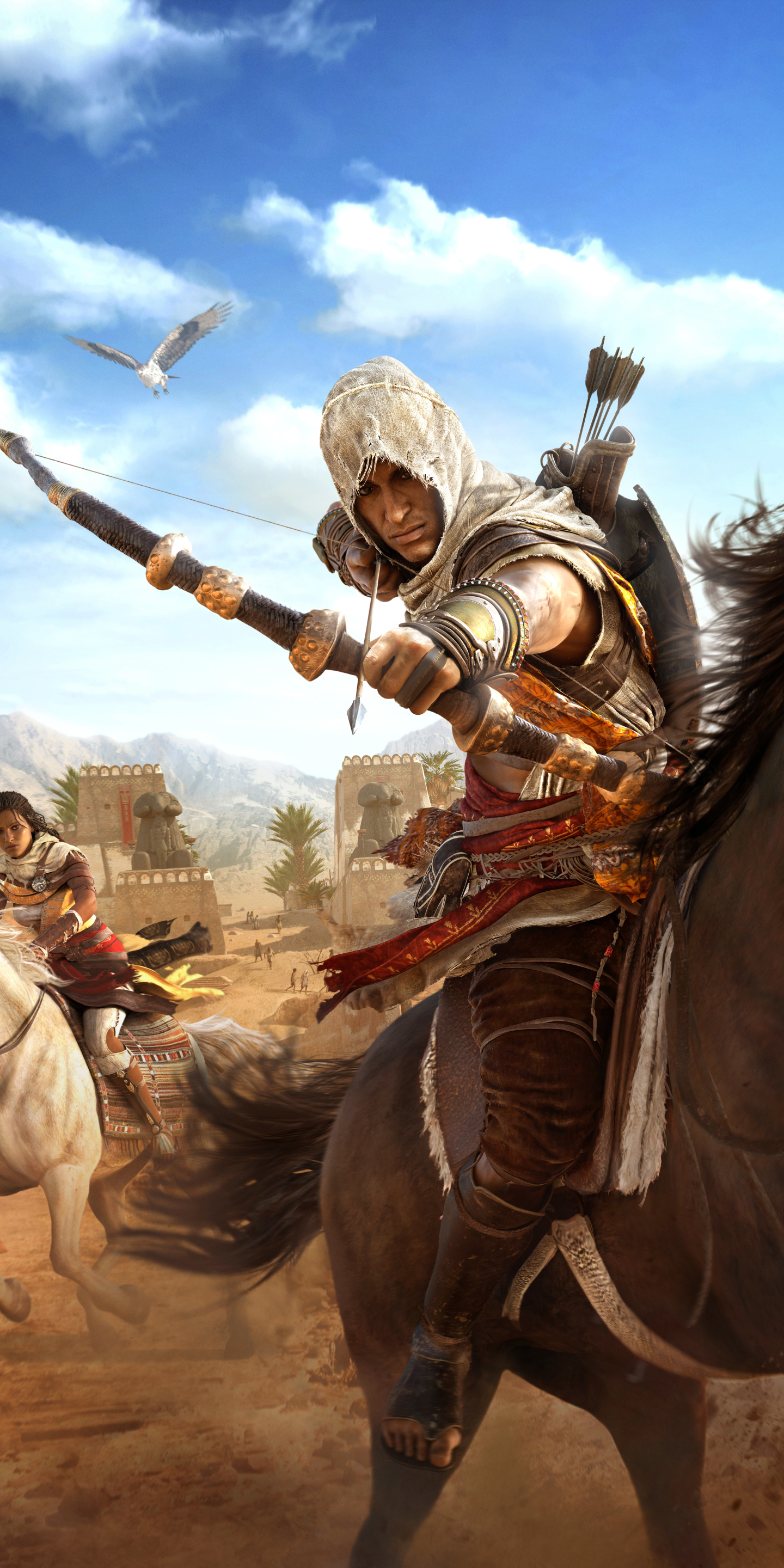 Скачать обои бесплатно Видеоигры, Кредо Ассасина, Assassin's Creed: Истоки, Байек Сива картинка на рабочий стол ПК