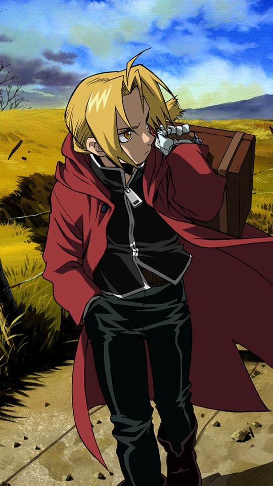 Download mobile wallpaper Edward Elric, Fullmetal Alchemist, Anime for free.