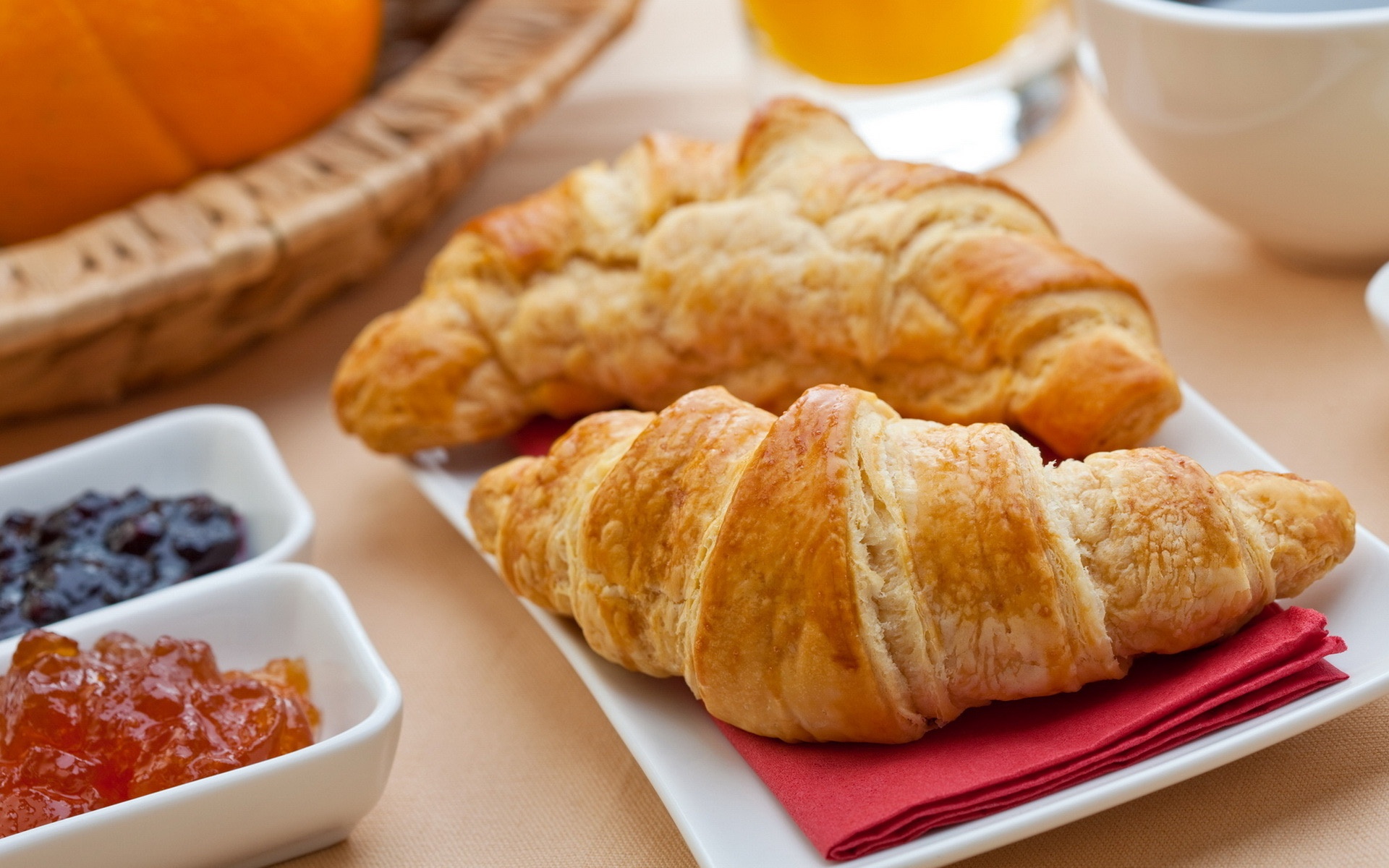 Laden Sie das Croissant, Nahrungsmittel, Wiener-Bild kostenlos auf Ihren PC-Desktop herunter