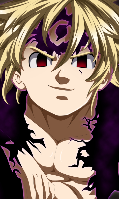 Descarga gratuita de fondo de pantalla para móvil de Rubio, Animado, Ojos Rojos, Rubia, Los Siete Pecados Capitales, Meliodas (Los Siete Pecados Capitales).