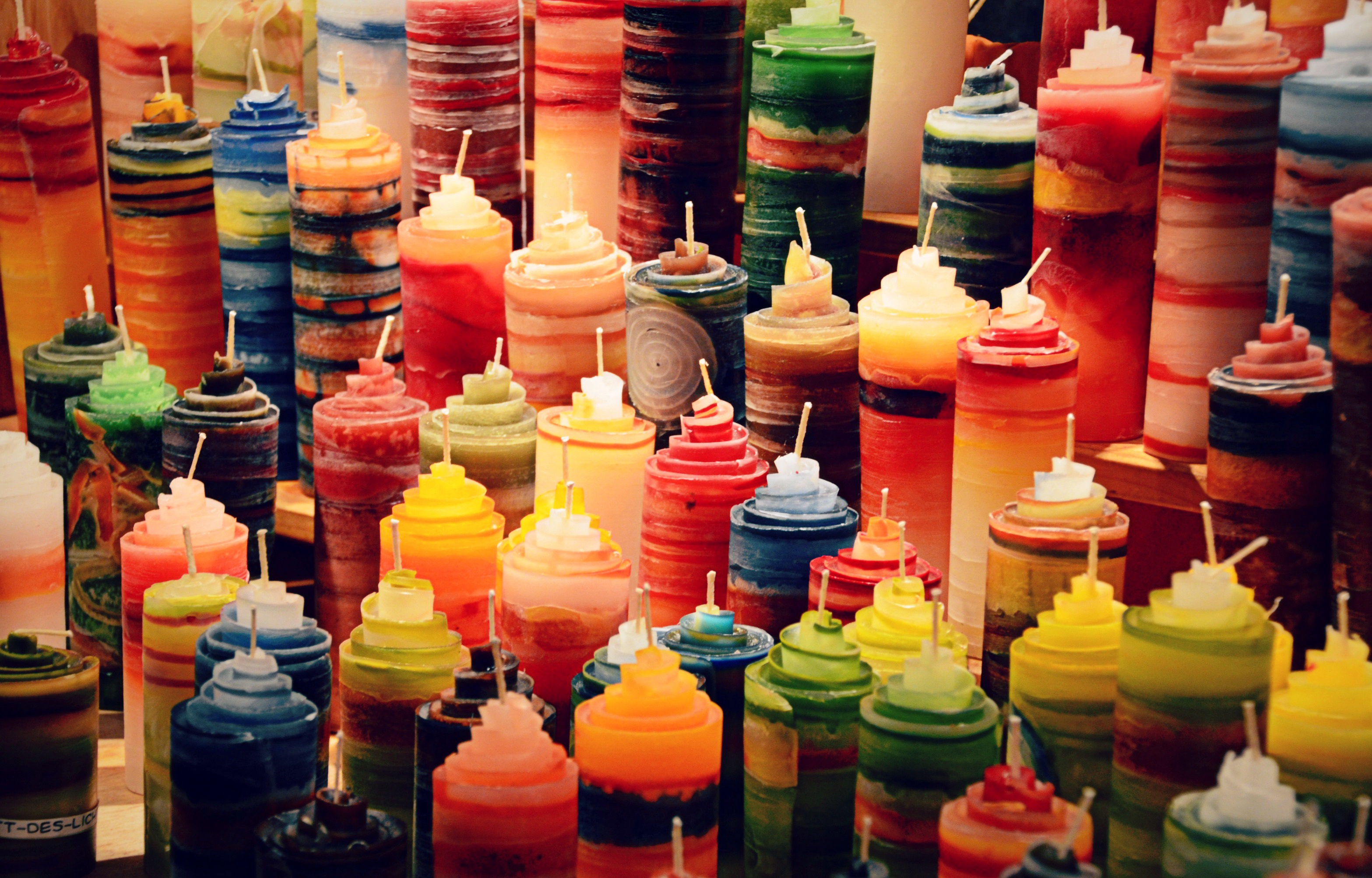 Download mobile wallpaper Colors, Candle, Photography for free.