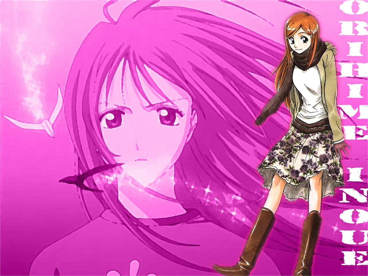 Laden Sie das Bleach, Animes, Orihime Inoue-Bild kostenlos auf Ihren PC-Desktop herunter