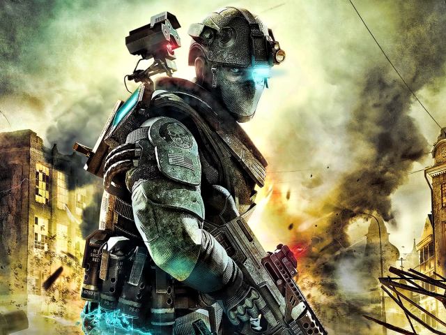 Скачать обои бесплатно Видеоигры, Tom Clancy's Ghost Recon: Солдат Будущего картинка на рабочий стол ПК
