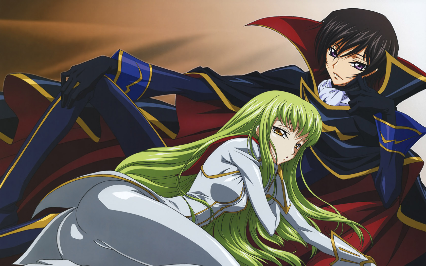 Download mobile wallpaper Anime, Lelouch Lamperouge, Code Geass, C C (Code Geass) for free.