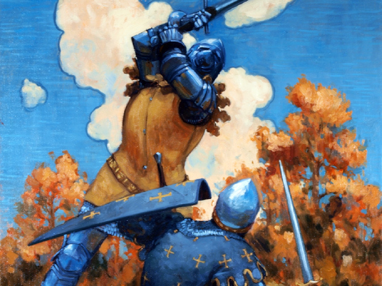 Download mobile wallpaper Fantasy, Knight for free.