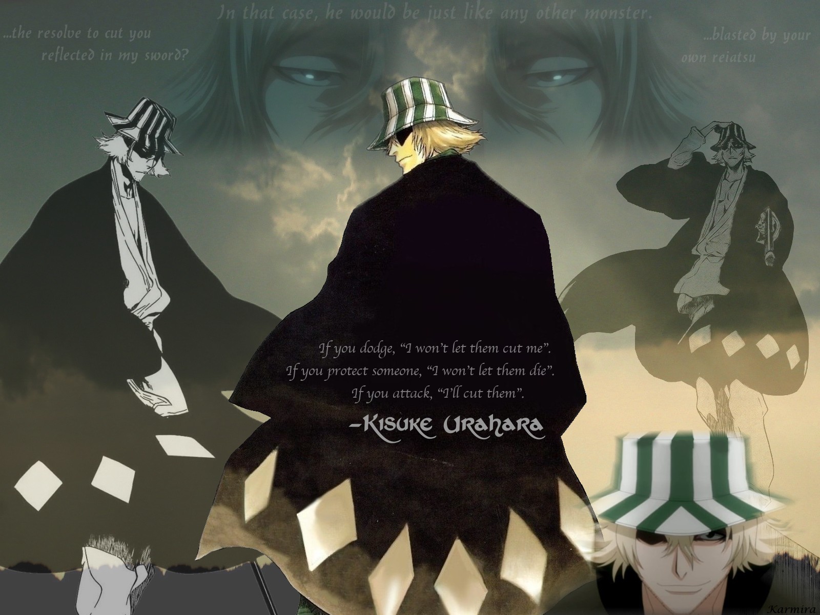 Handy-Wallpaper Kisuke Urahara, Bleach, Animes kostenlos herunterladen.