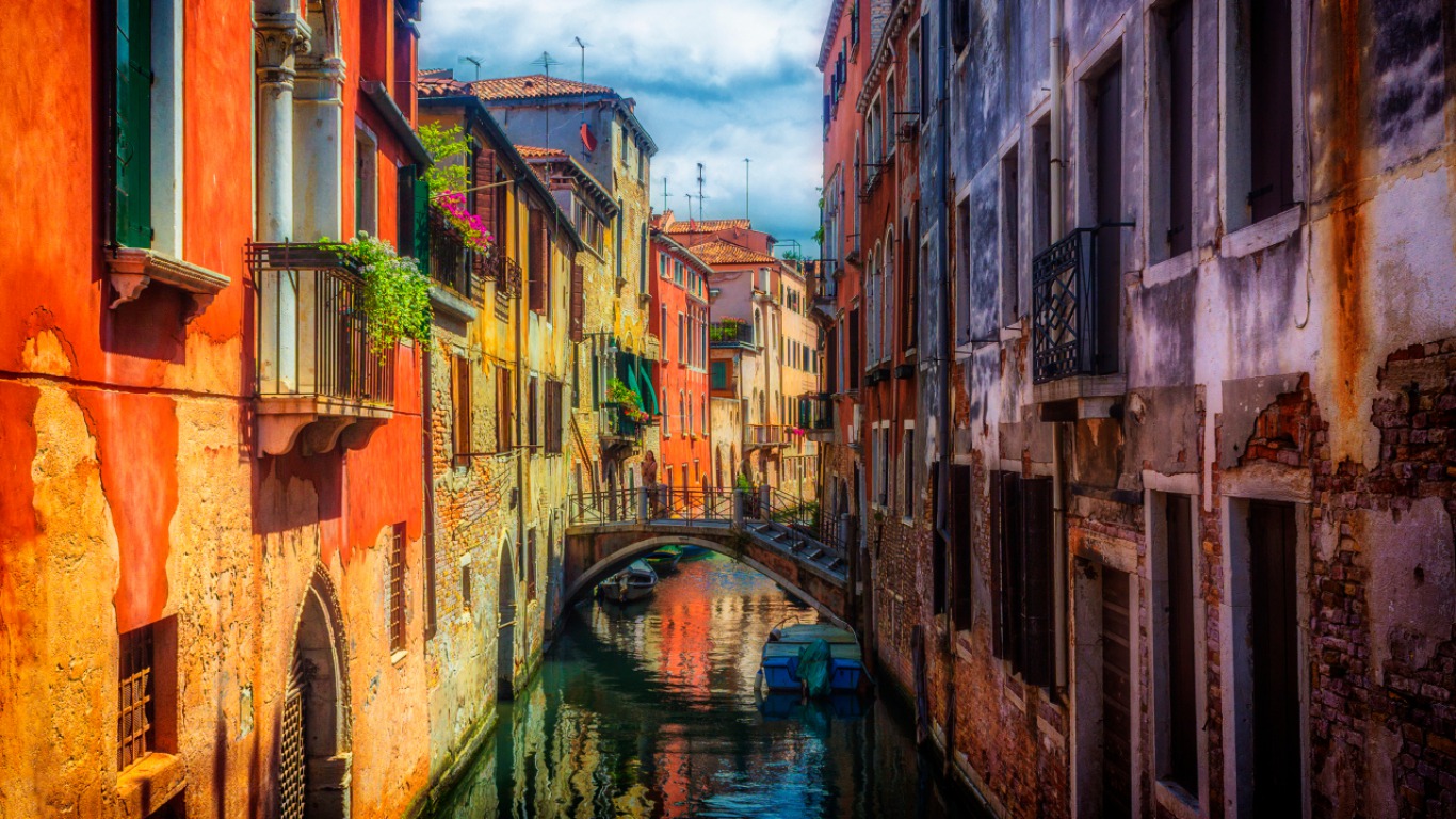 Download mobile wallpaper Cities, Venice, House, Hdr, Man Made, Canal for free.