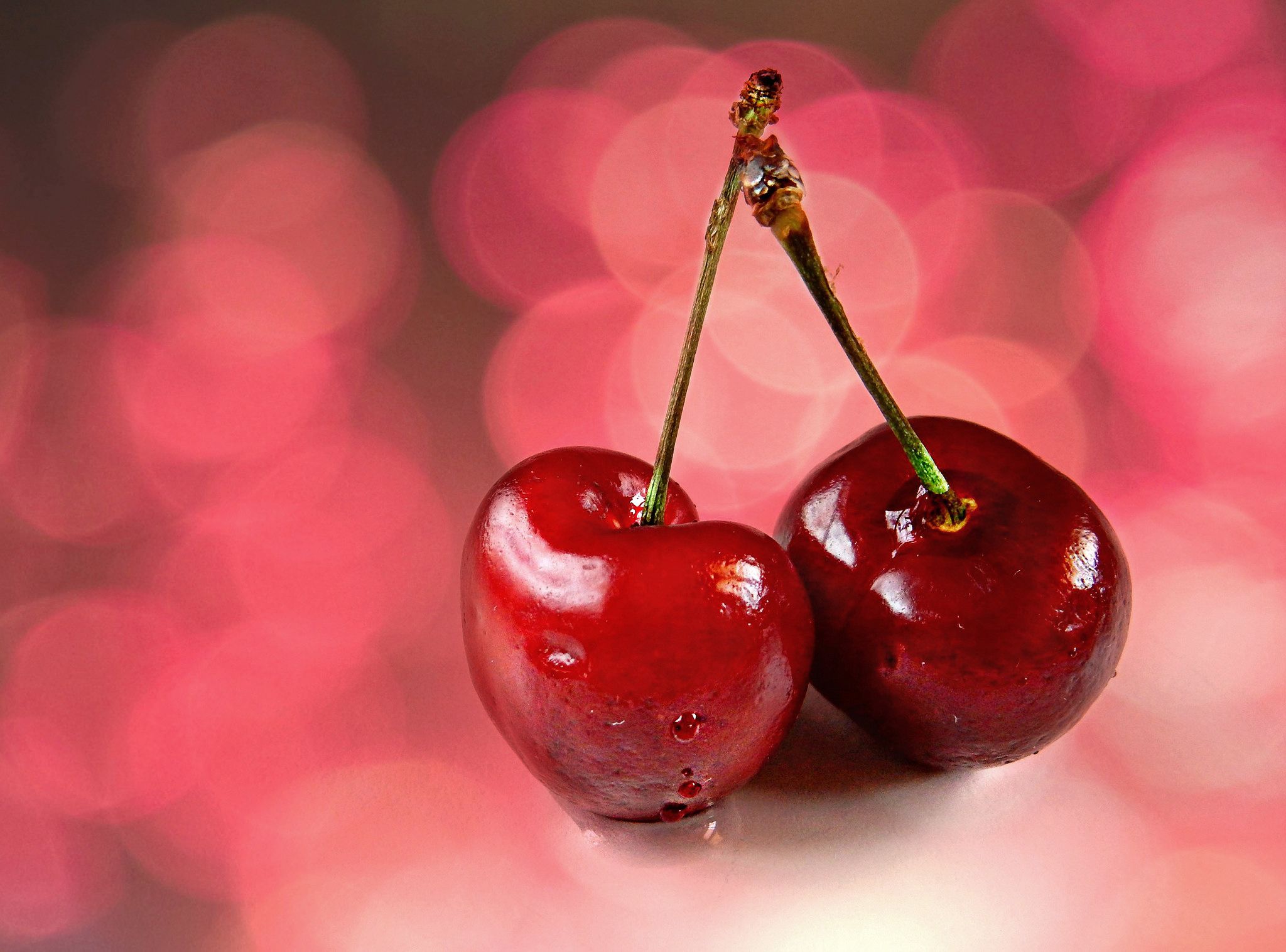 Free download wallpaper Fruits, Food, Cherry, Fruit, Bokeh on your PC desktop