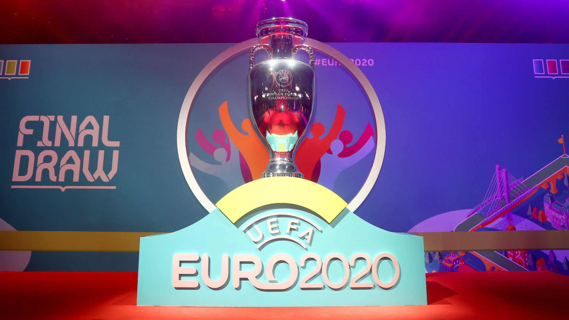 1025555 baixar papel de parede esportes, uefa euro 2020, futebol, troféu - protetores de tela e imagens gratuitamente