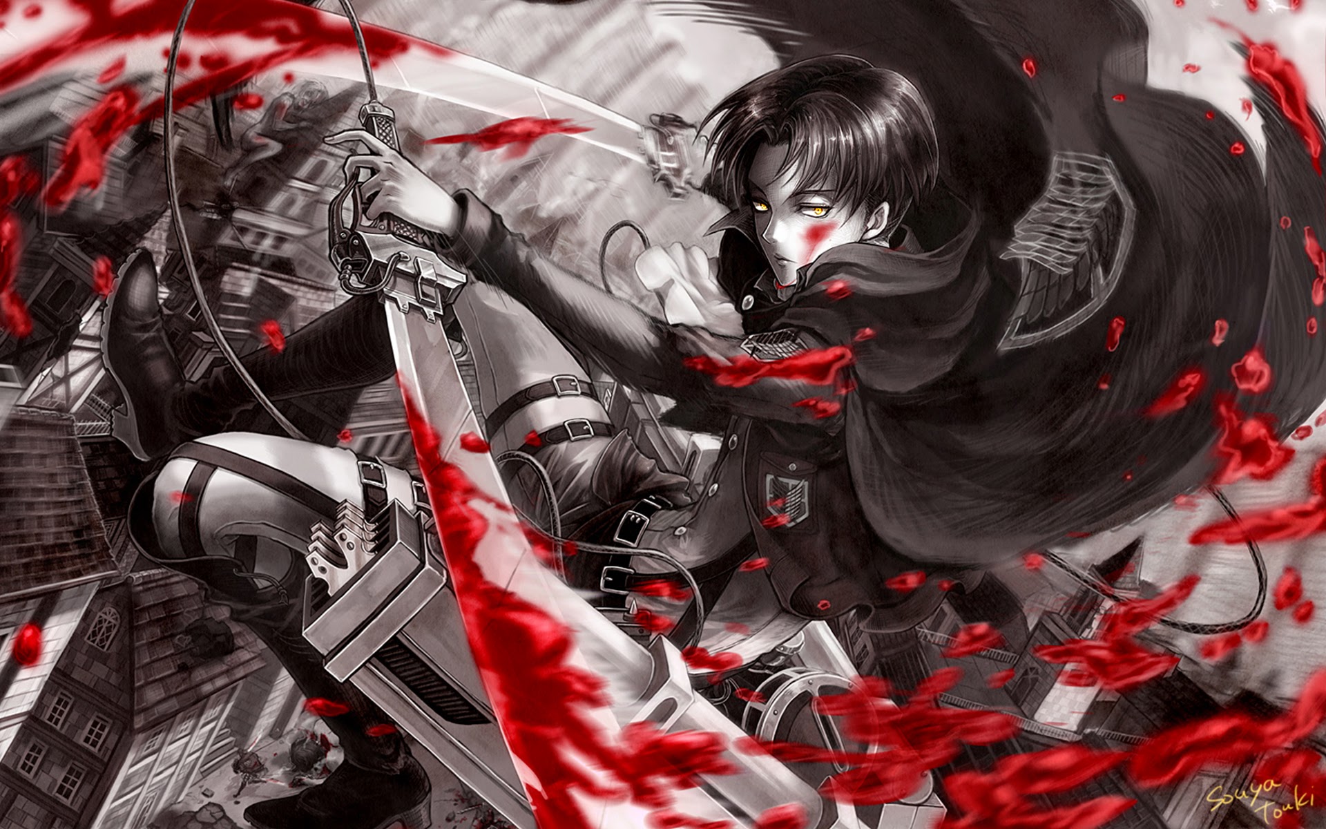 Download mobile wallpaper Levi Ackerman, Attack On Titan, Anime for free.