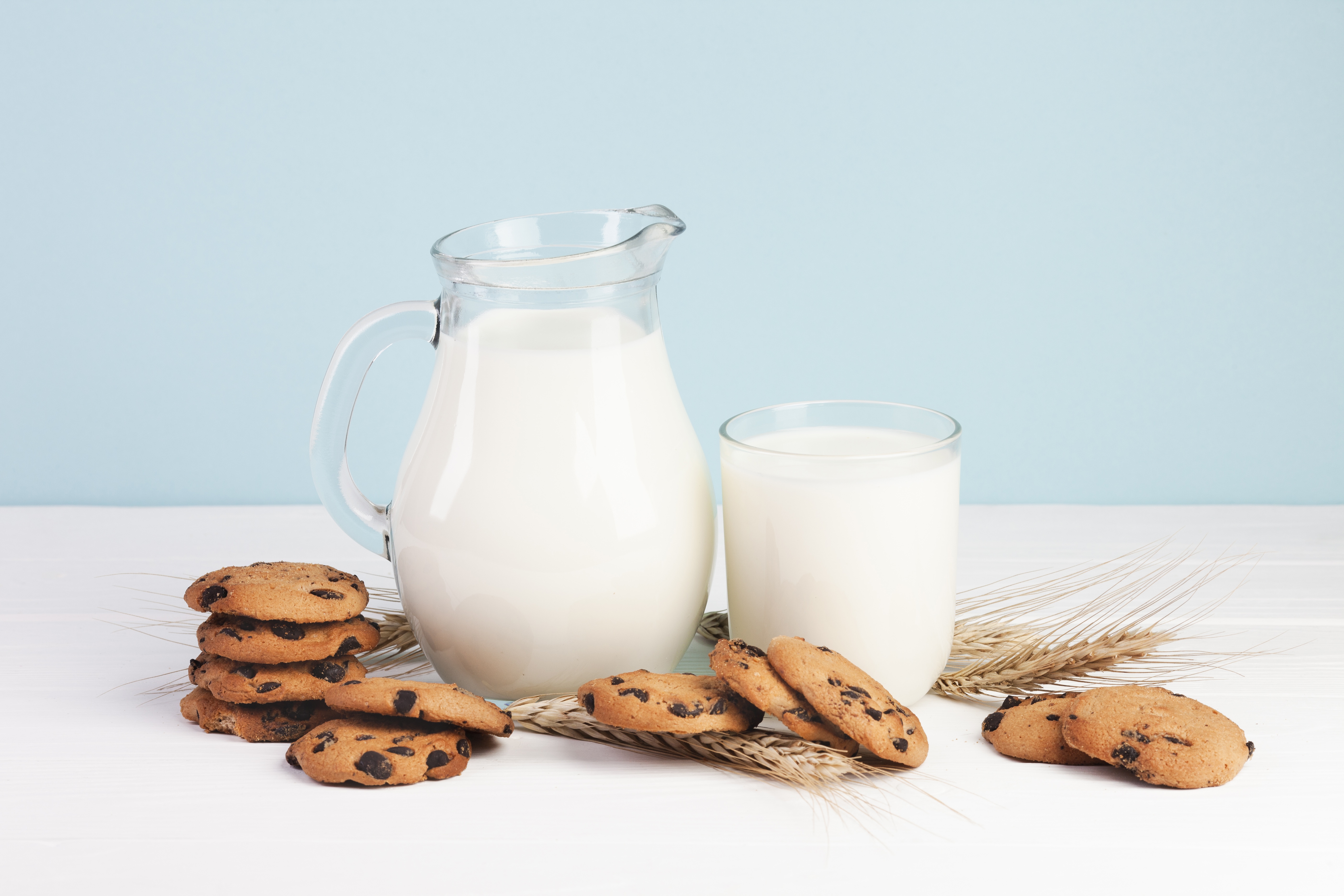 Download mobile wallpaper Food, Milk, Cookie for free.
