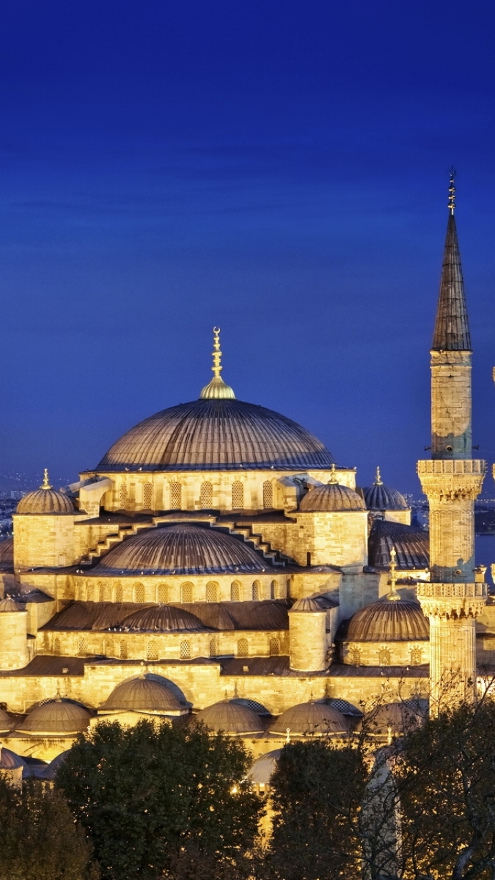 Скачати мобільні шпалери Релігійний, Мечеть Султана Ахмеда, Мечеті безкоштовно.