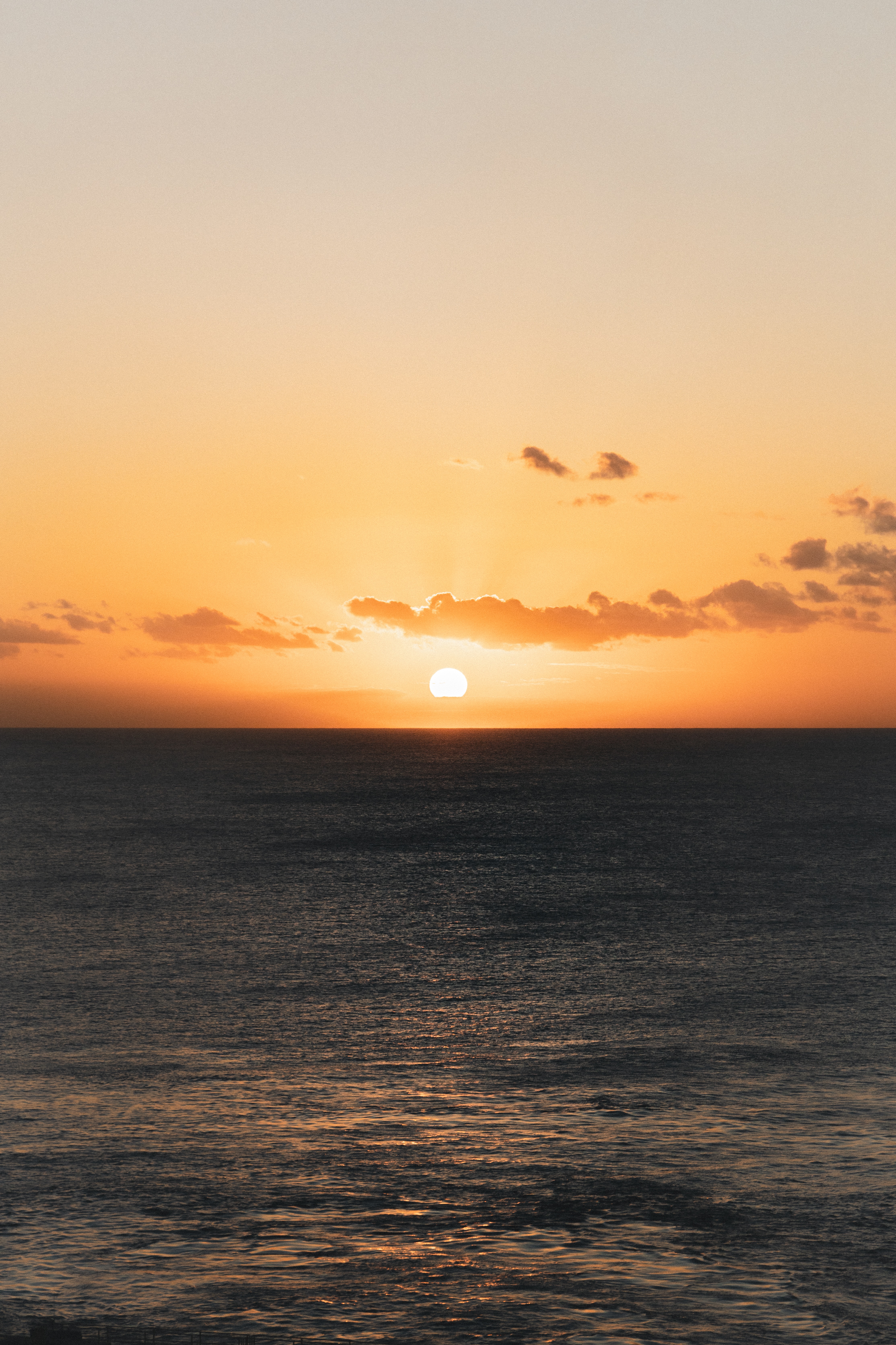 Free download wallpaper Sunset, Horizon, Dusk, Nature, Sun, Twilight, Ocean on your PC desktop
