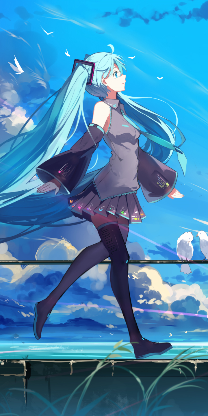 無料モバイル壁紙ボーカロイド, 初音ミク, アニメをダウンロードします。