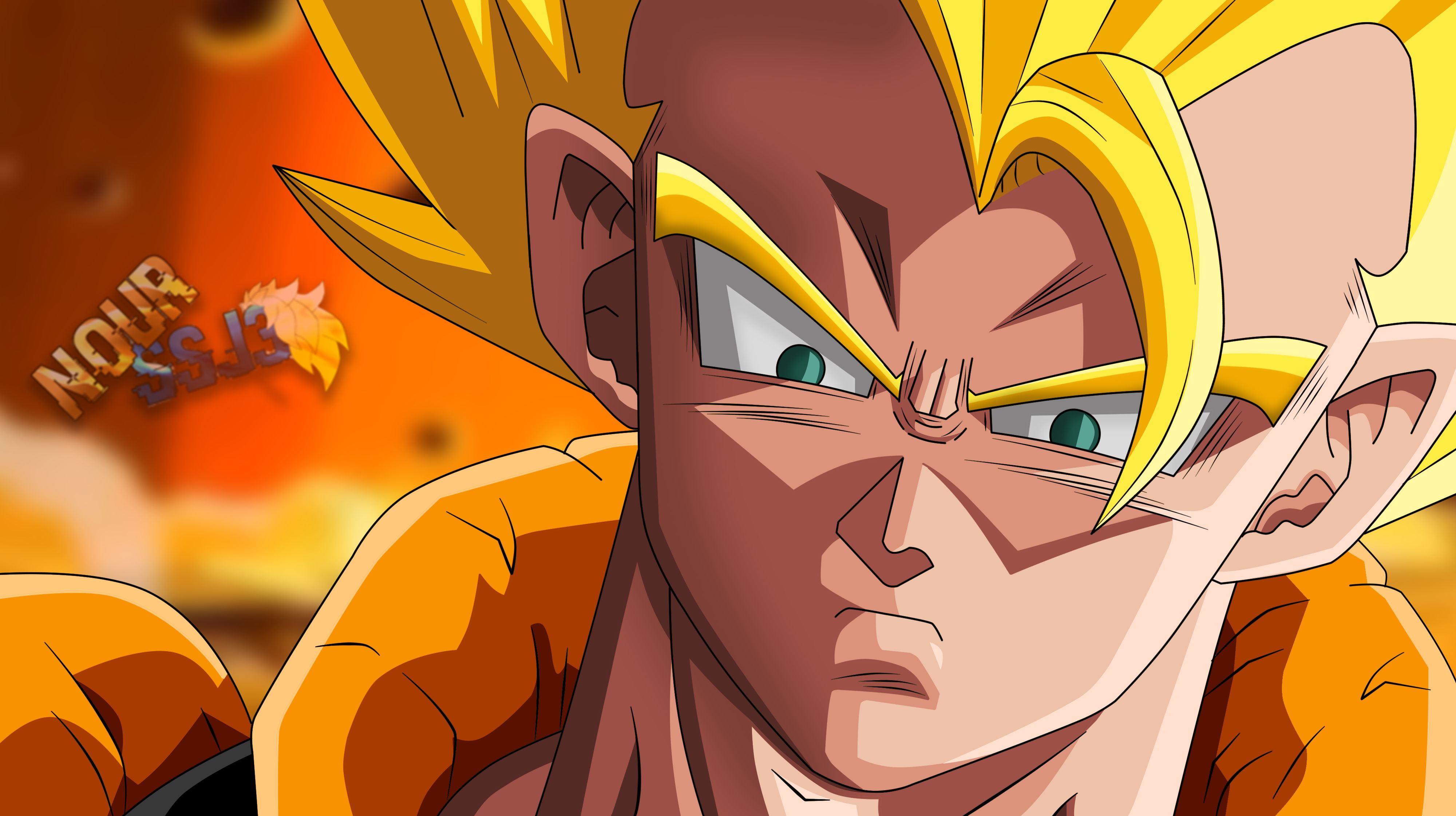 Handy-Wallpaper Animes, Dragon Ball: Doragon Bôru, Gogeta (Dragon Ball), Dragonball Super kostenlos herunterladen.