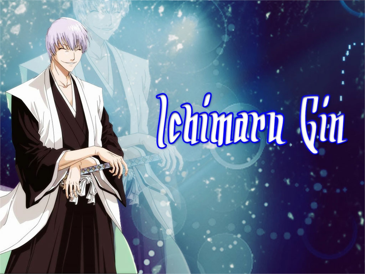 Handy-Wallpaper Bleach, Animes, Gin Ichimaru kostenlos herunterladen.