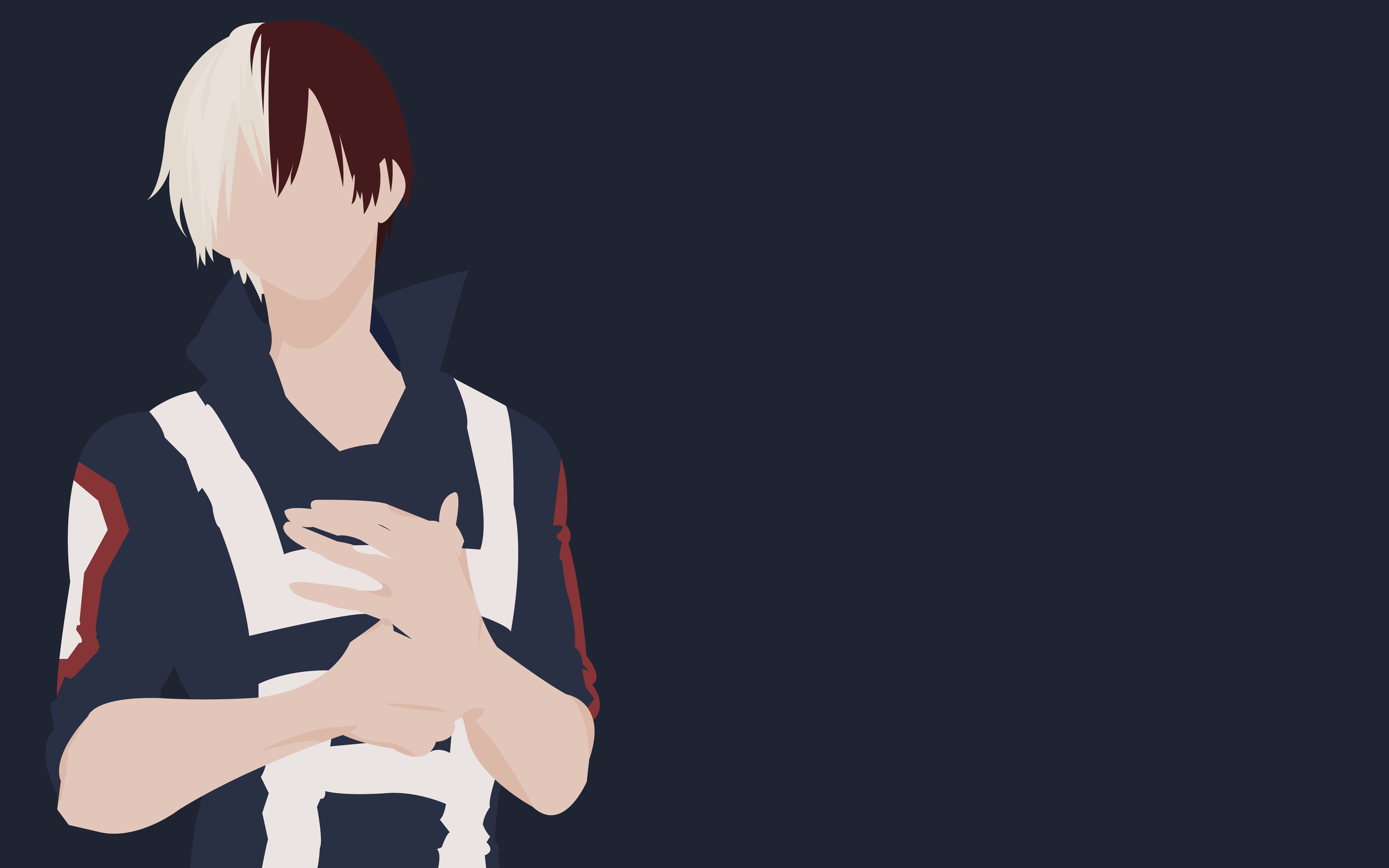 Handy-Wallpaper Animes, Shoto Todoroki, Boku No Hero Academia kostenlos herunterladen.