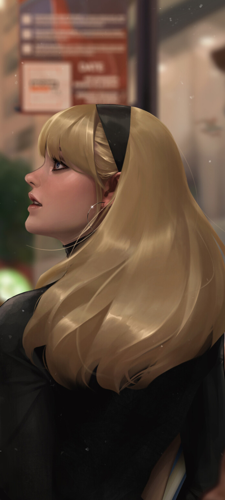 Handy-Wallpaper Blond, Blondinen, Comics, Gwen Stacy kostenlos herunterladen.