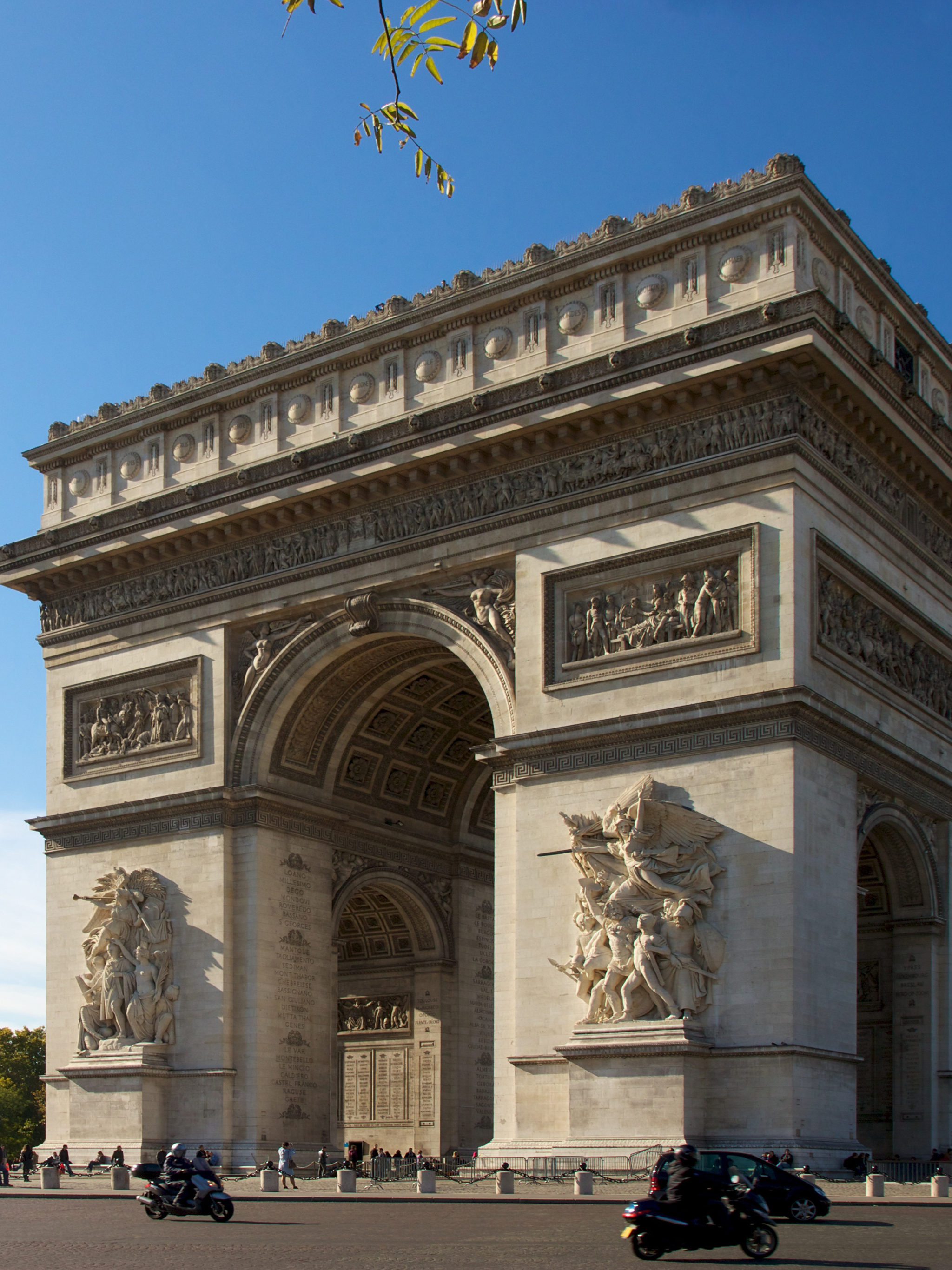 Free download wallpaper Paris, Monuments, France, Monument, Arc De Triomphe, Man Made on your PC desktop