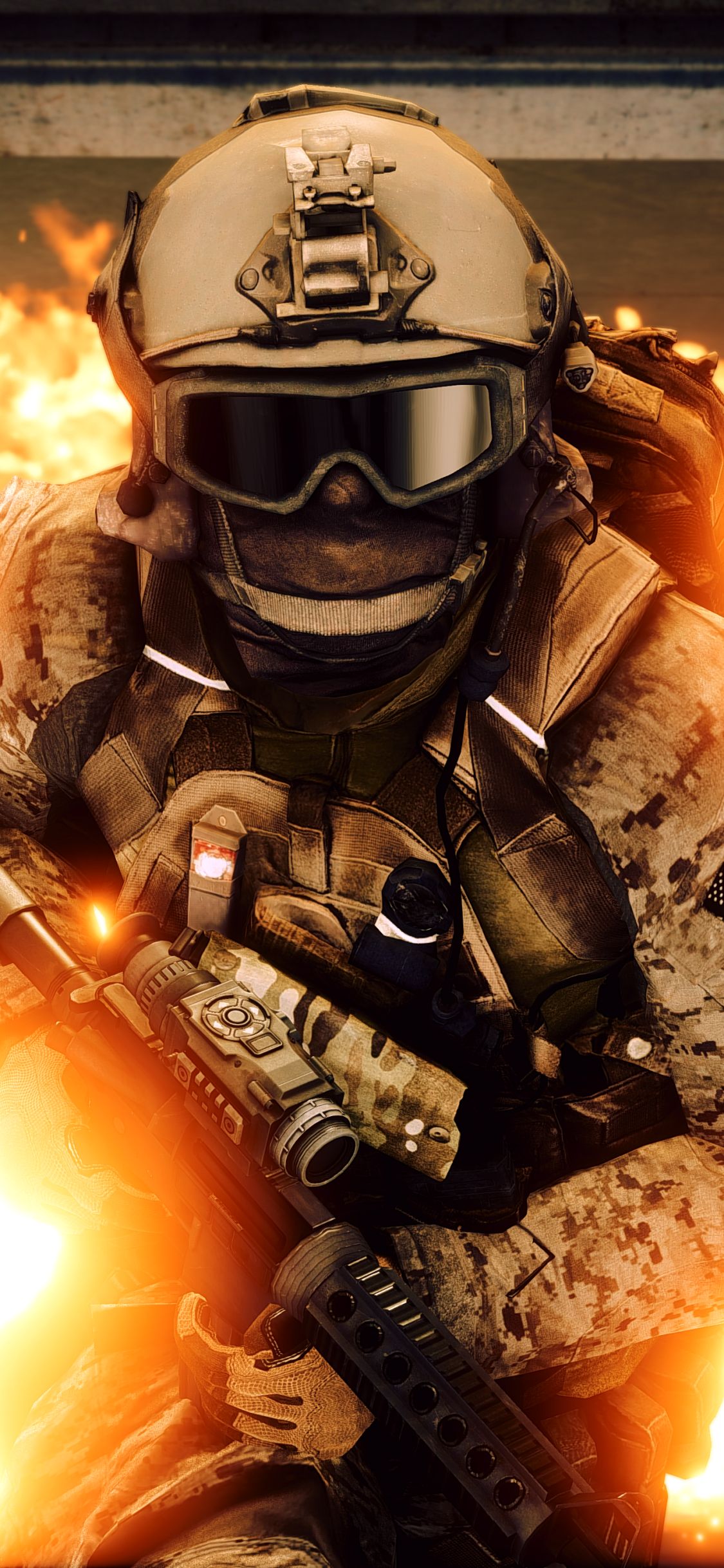 Скачати мобільні шпалери Зброя, Солдат, Відеогра, Поле Битви, Battlefield 4 безкоштовно.