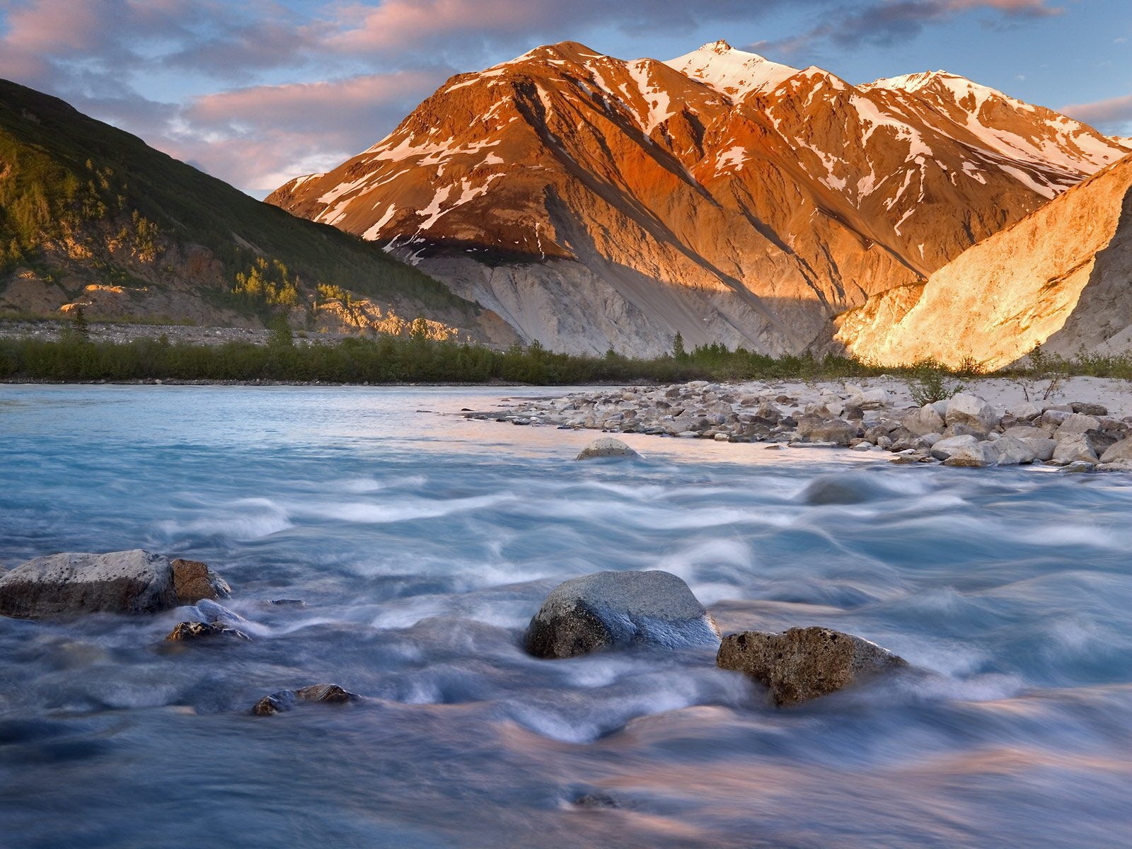Free download wallpaper Landscape, Water, Rivers, Mountains on your PC desktop