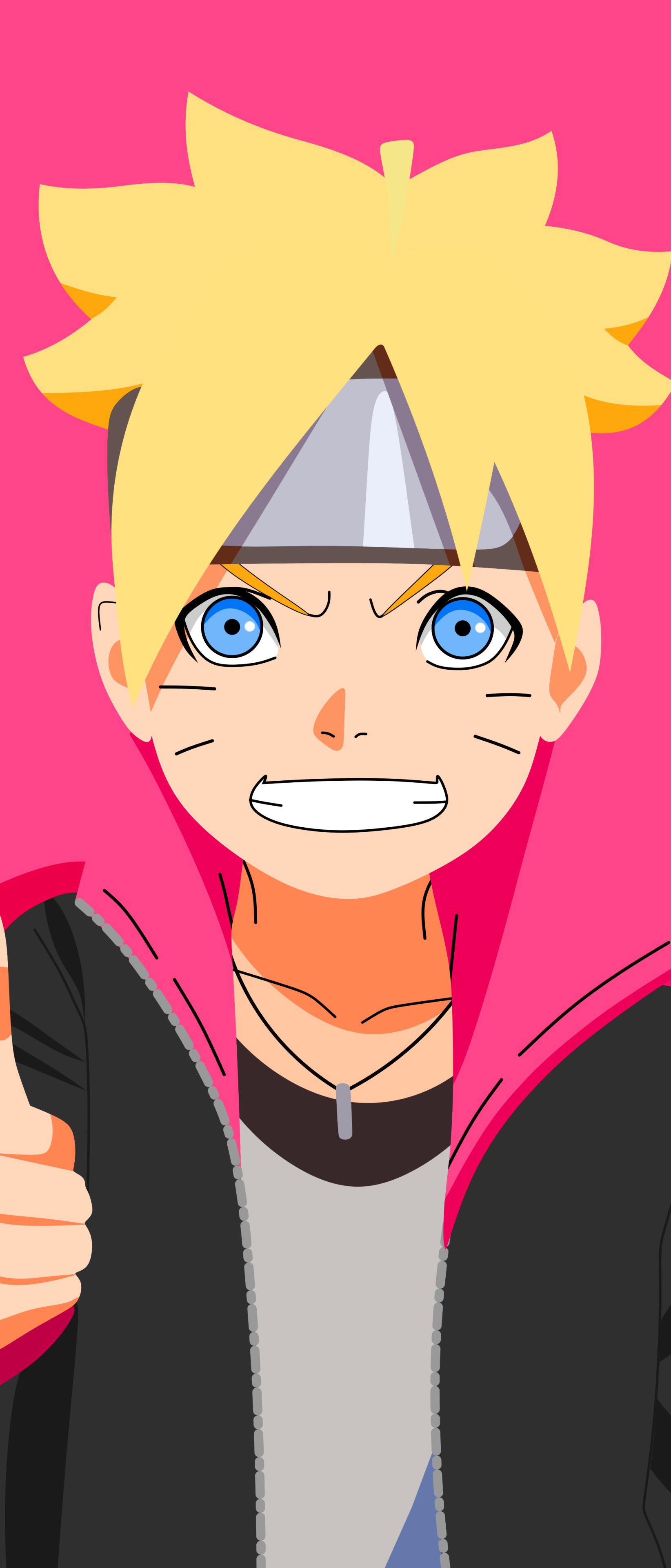 Descarga gratis la imagen Naruto, Ojos Azules, Animado, Minimalista, Boruto Uzumaki, Boruto en el escritorio de tu PC