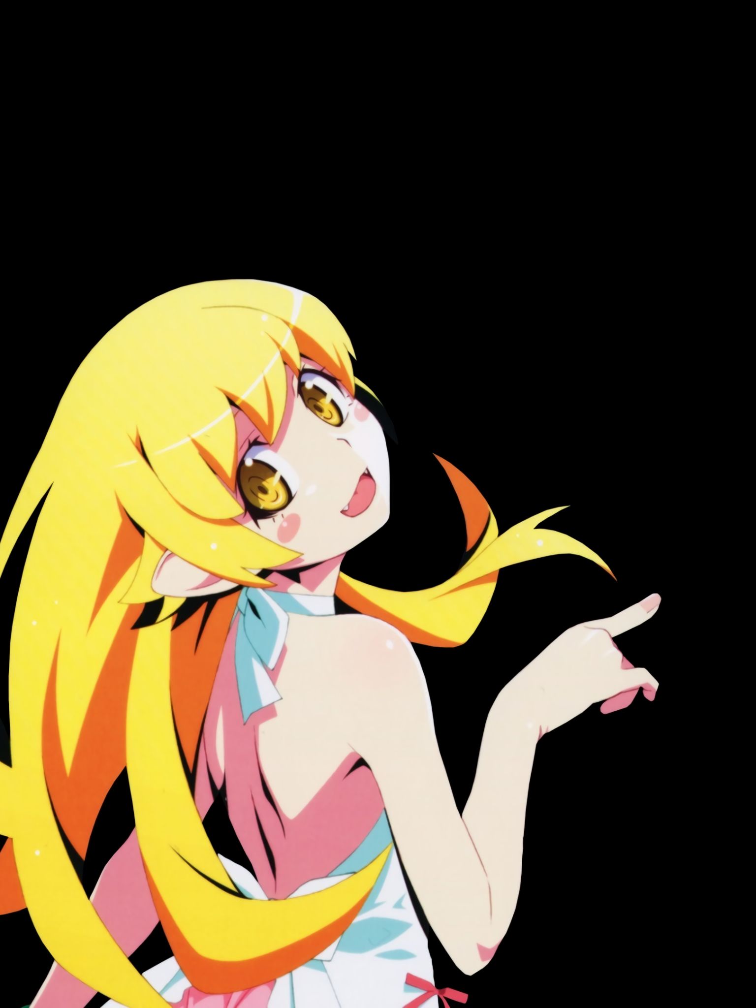 Handy-Wallpaper Animes, Monogatari (Serie), Shinobu Oshino kostenlos herunterladen.