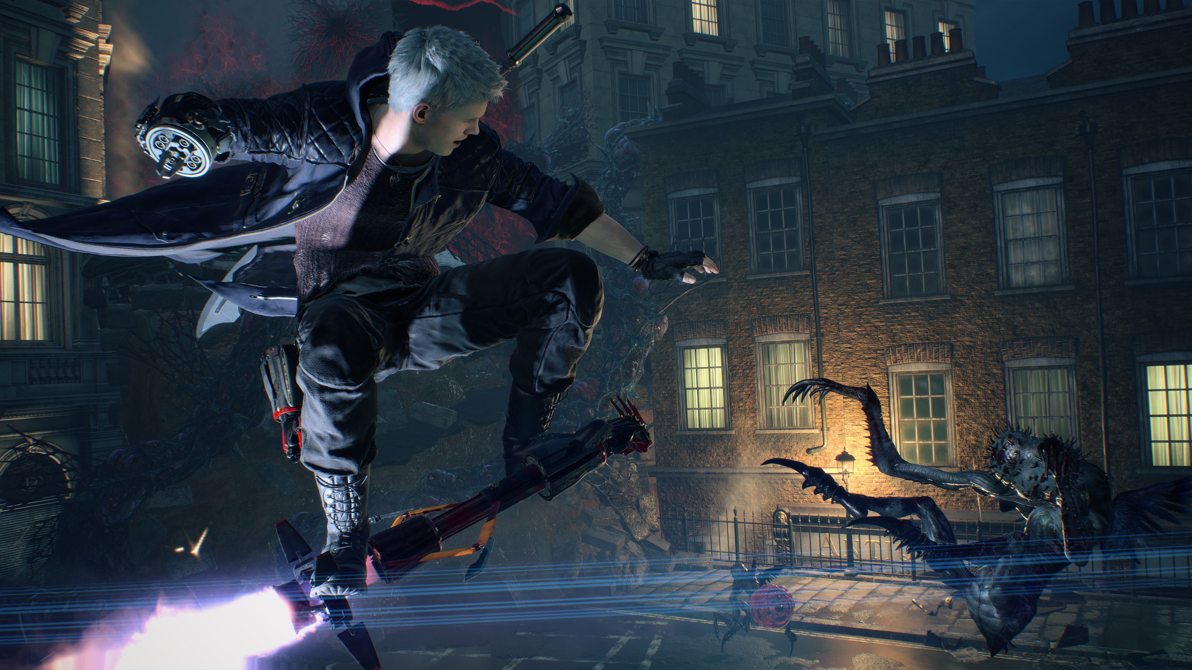 video game, devil may cry 5, nero (devil may cry), devil may cry