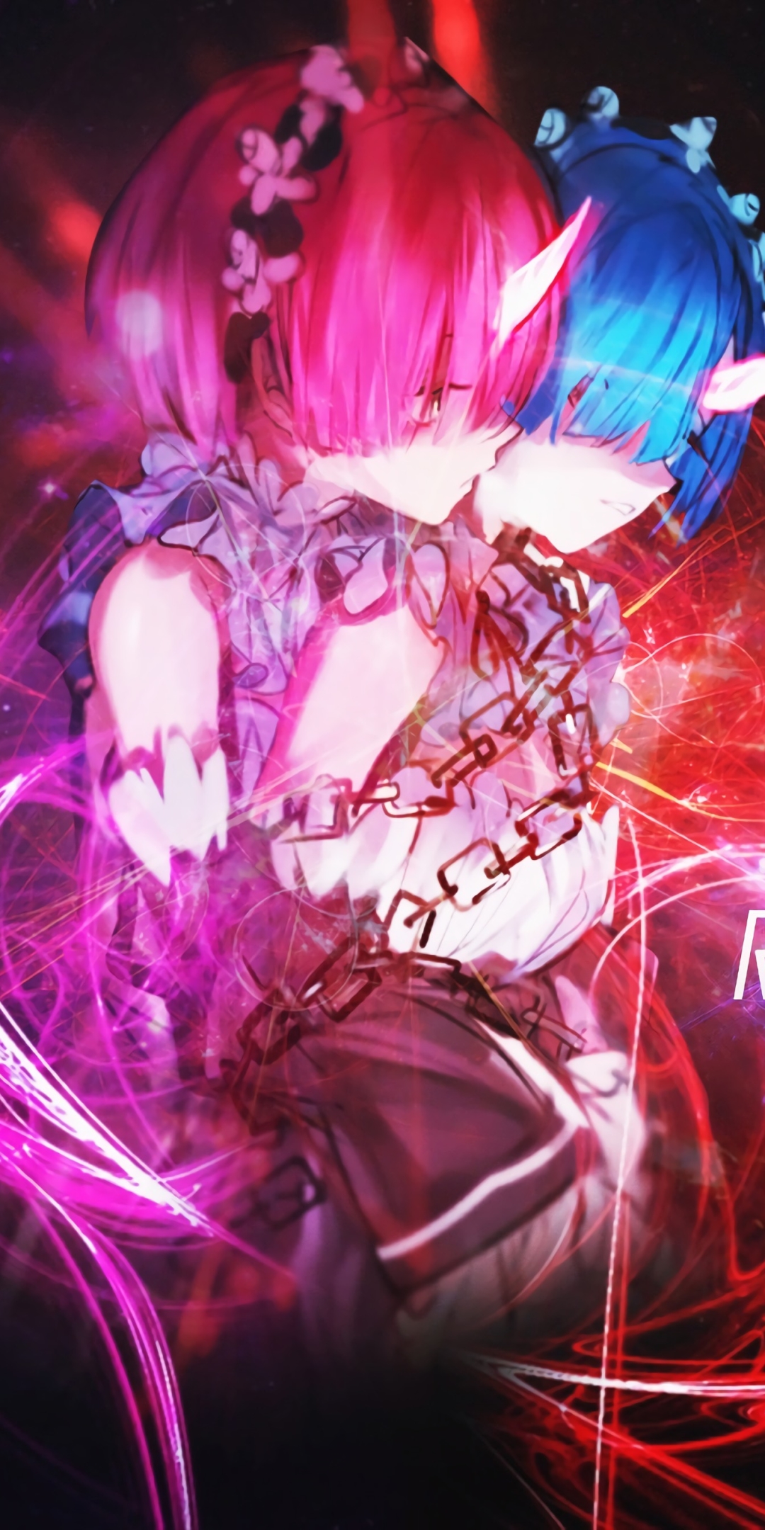 Handy-Wallpaper Animes, Re:zero Das Leben In Einer Anderen Welt Beginnen, Widder (Re:zero), Rem (Re: Null) kostenlos herunterladen.