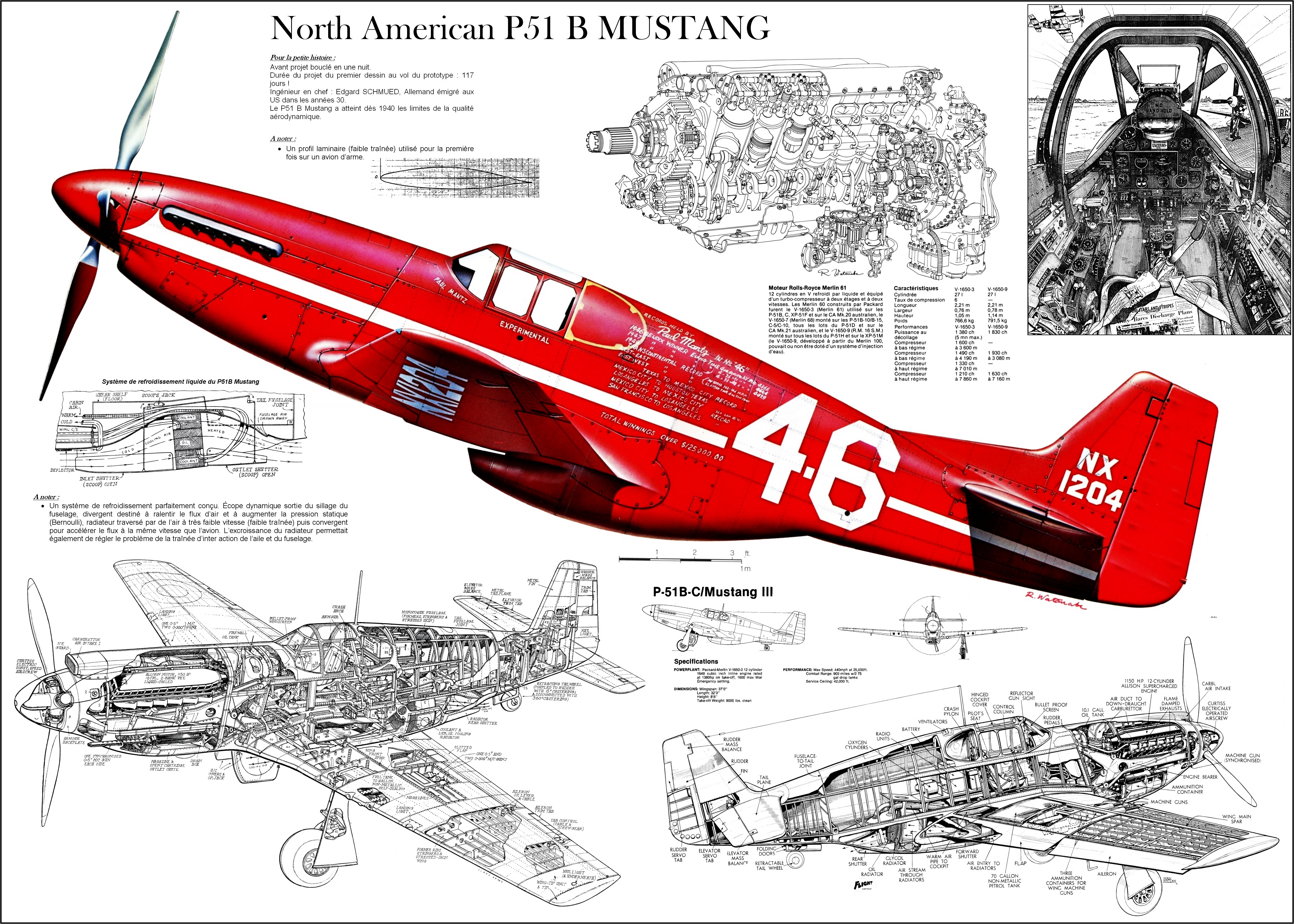 north american p 51 mustang, military, aircraft, schematic, military aircraft