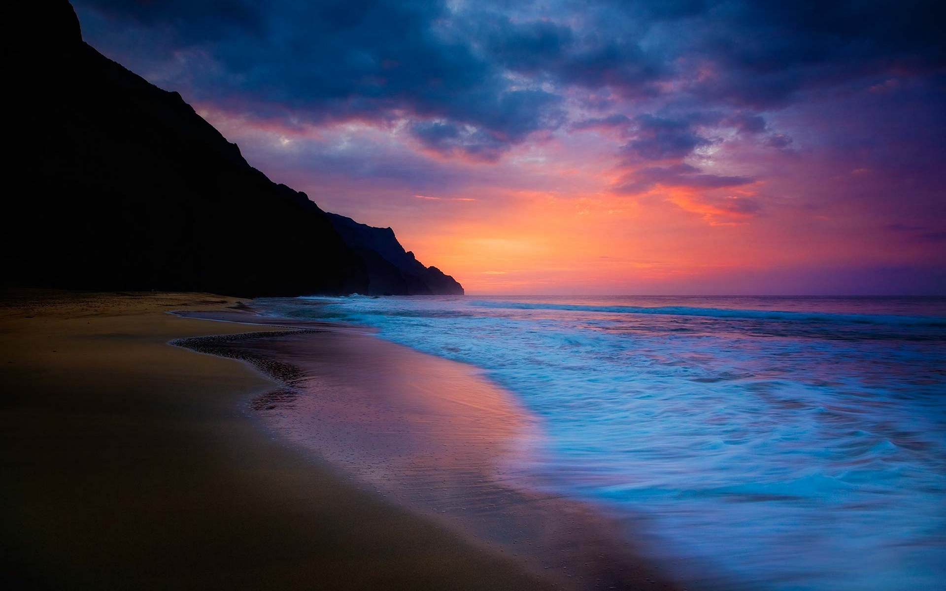 Скачать картинку Пляж, Океан, Синий, Волна, Земля/природа в телефон бесплатно.
