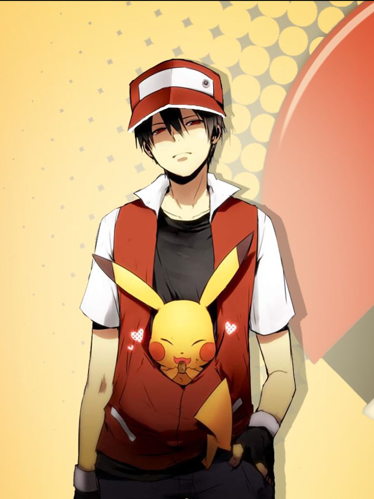 Download mobile wallpaper Pokémon, Pikachu, Video Game, Pokemon: Red And Blue, Red (Pokémon) for free.
