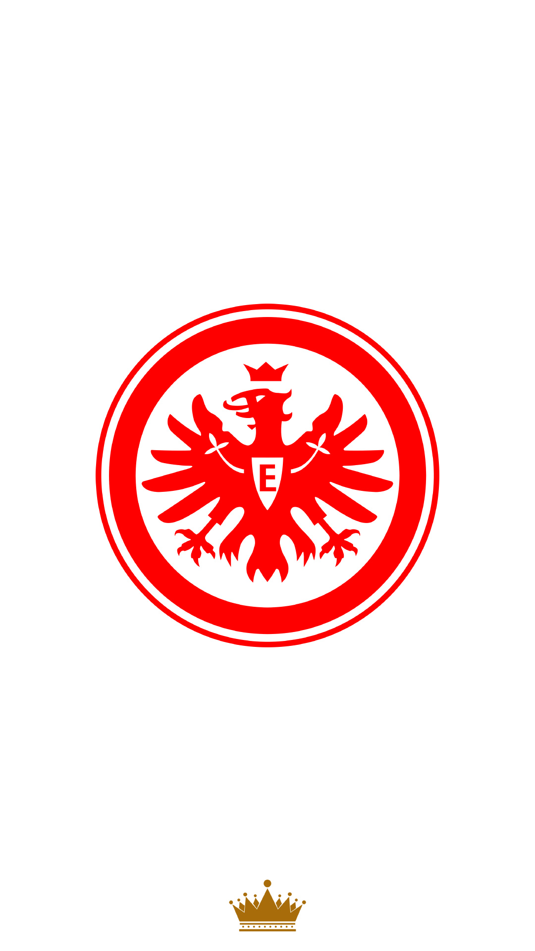 Download mobile wallpaper Sports, Logo, Emblem, Crest, Soccer, Eintracht Frankfurt for free.