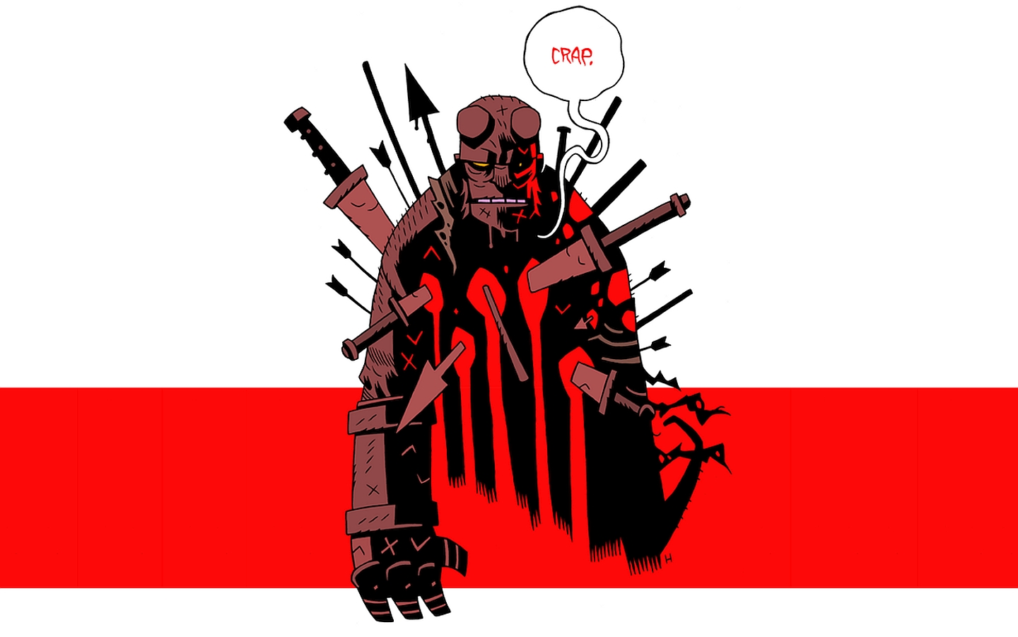 Baixe gratuitamente a imagem Hellboy, História Em Quadrinhos na área de trabalho do seu PC