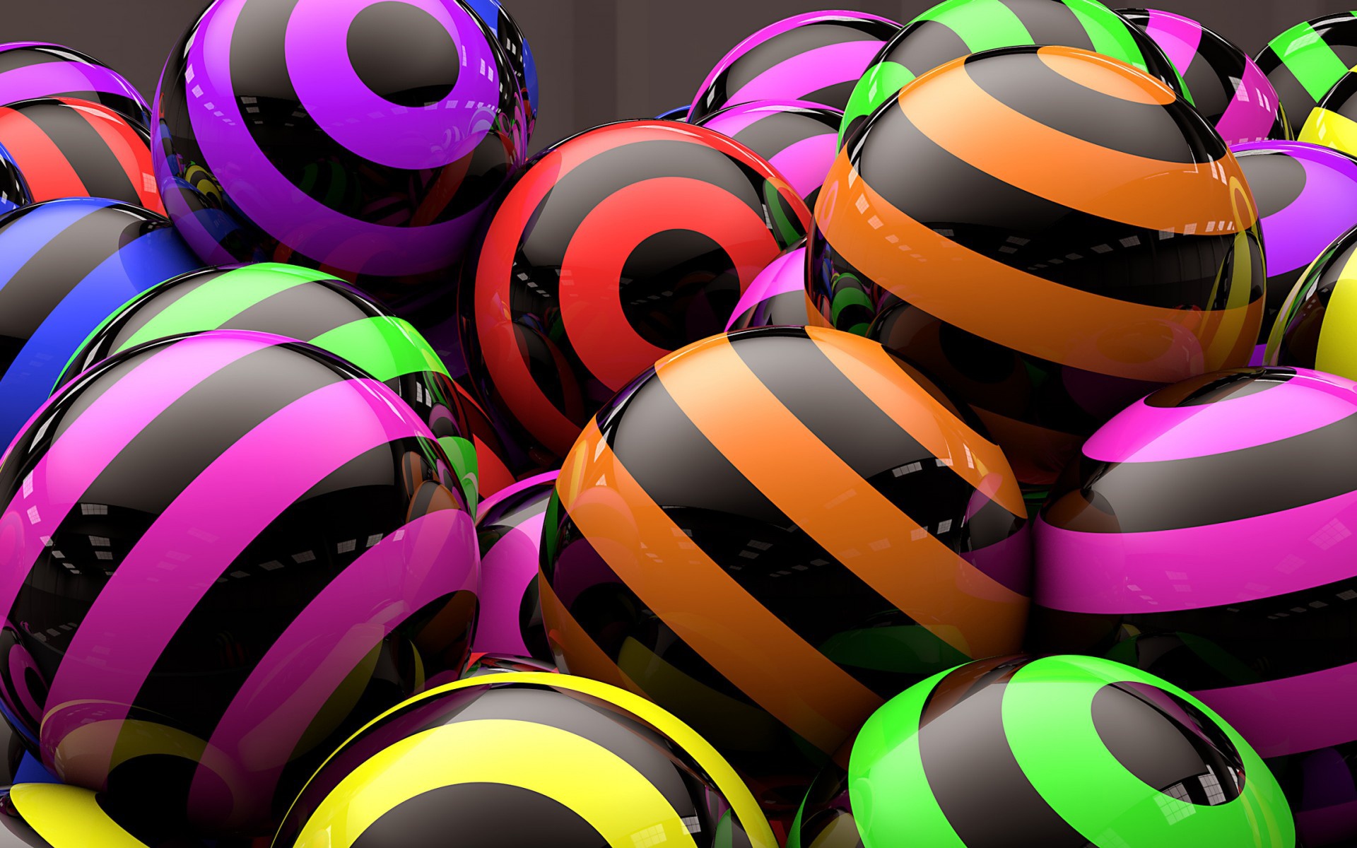 Download mobile wallpaper Abstract, Colors, Stripes, Ball for free.