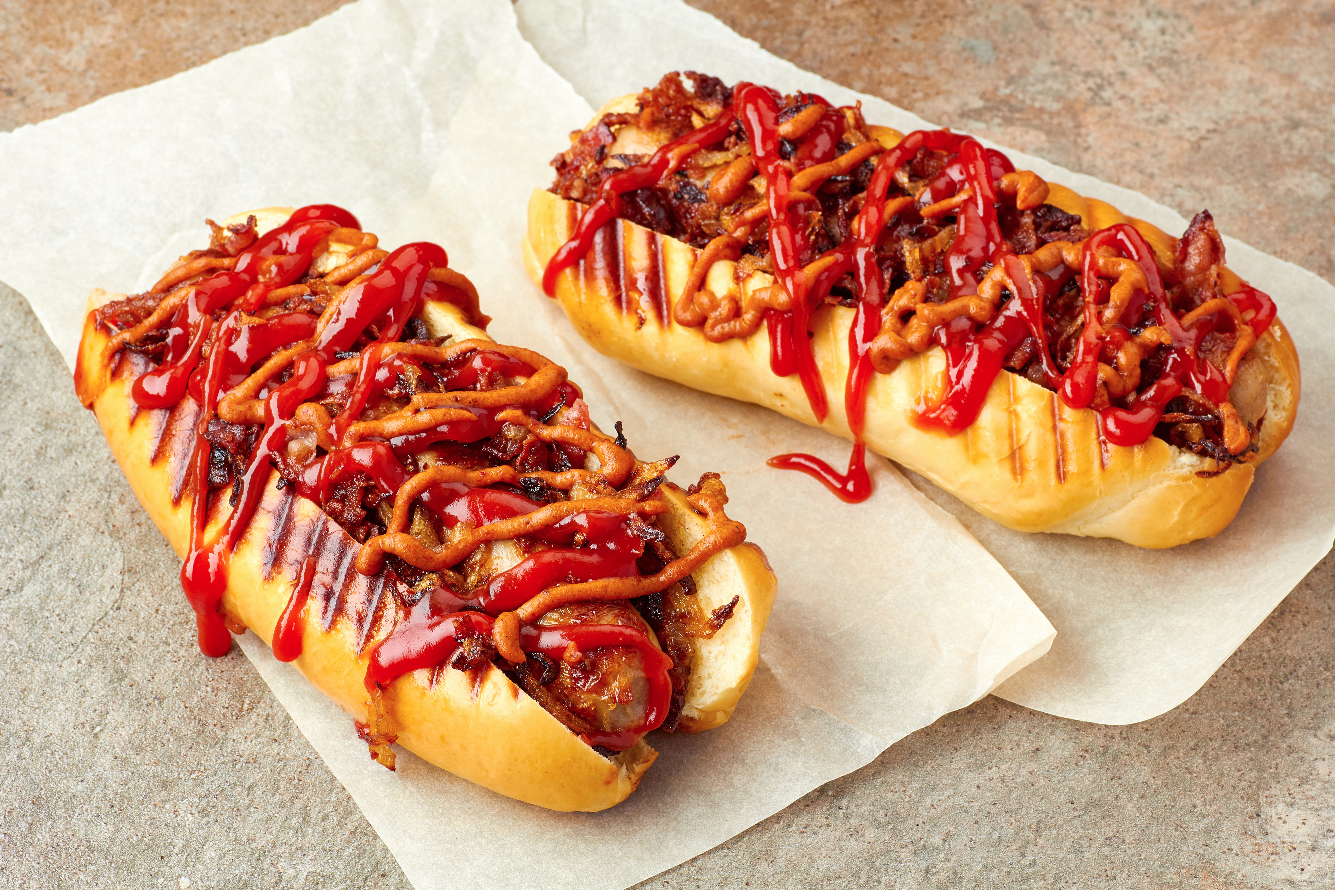 Laden Sie das Nahrungsmittel, Hotdog-Bild kostenlos auf Ihren PC-Desktop herunter