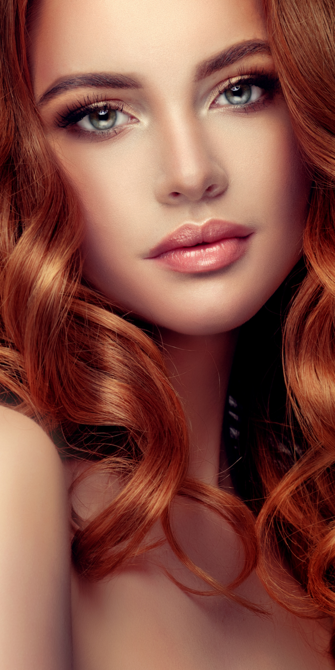 Download mobile wallpaper Redhead, Portrait, Hair, Model, Women, Curl for free.