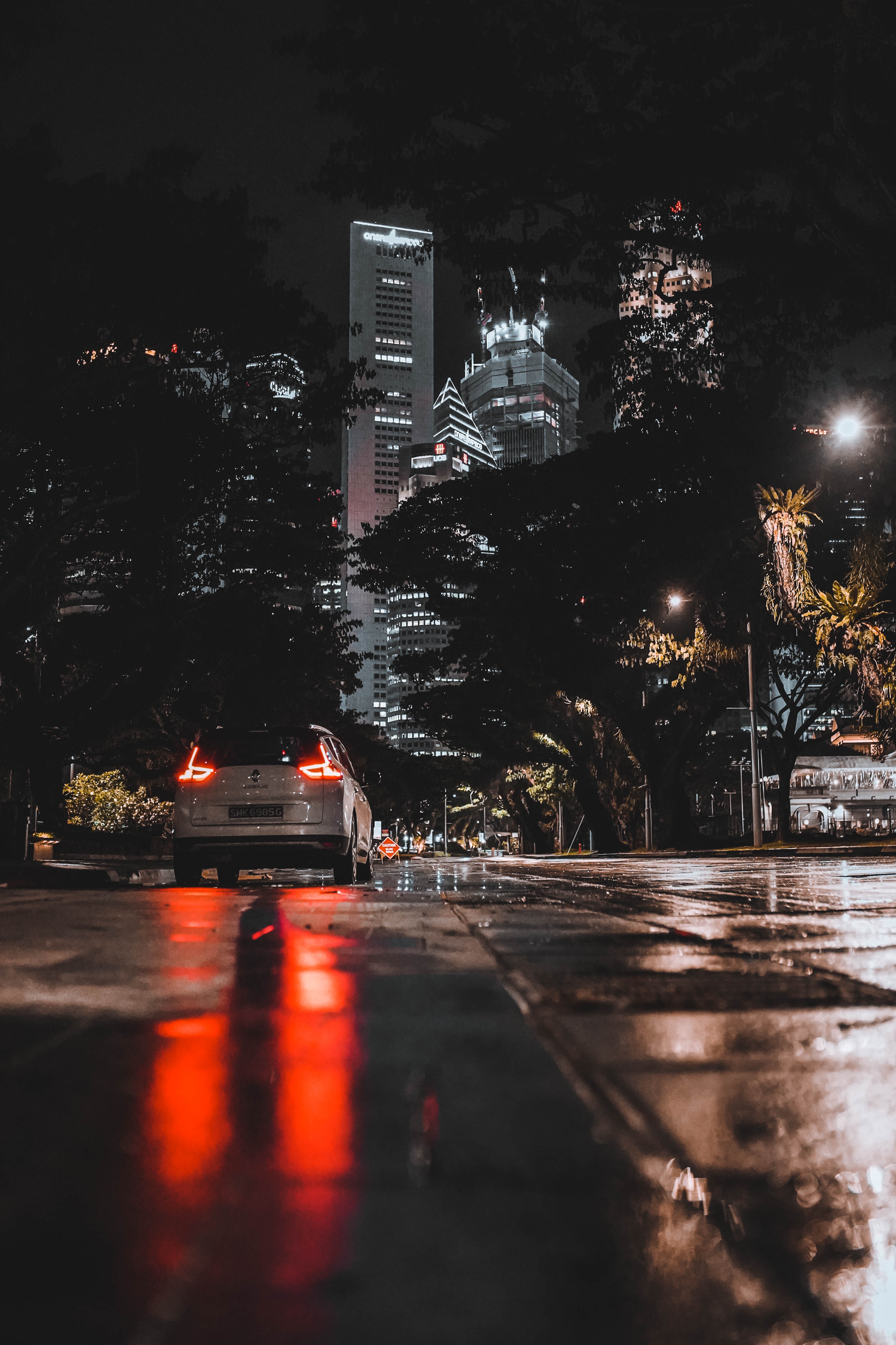 Download mobile wallpaper City, Lights, Street, Cars, Car, Night for free.