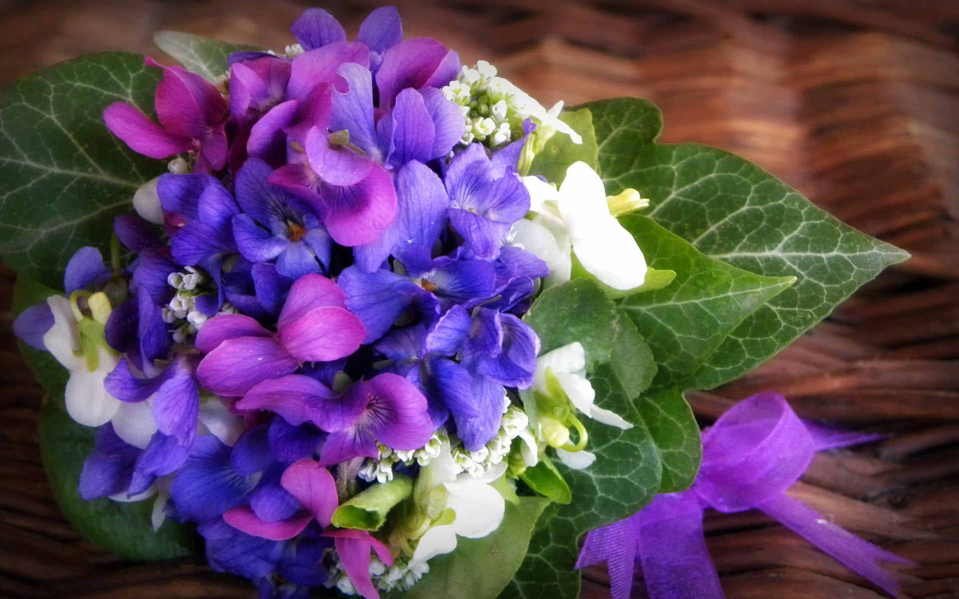 Download mobile wallpaper Flowers, Flower, Earth, Ribbon, Purple Flower for free.