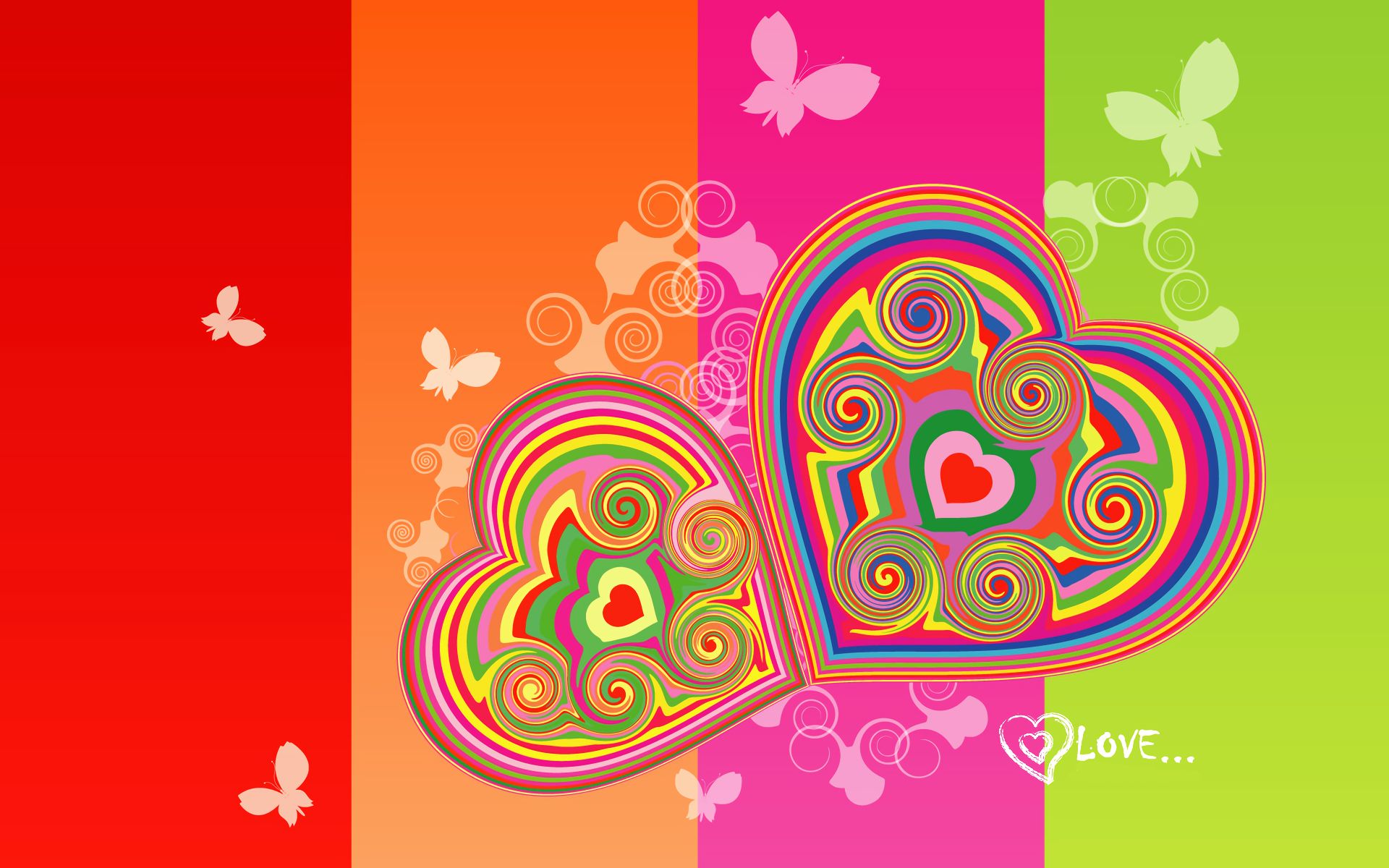 Download mobile wallpaper Valentine's Day, Love, Colors, Heart, Artistic for free.