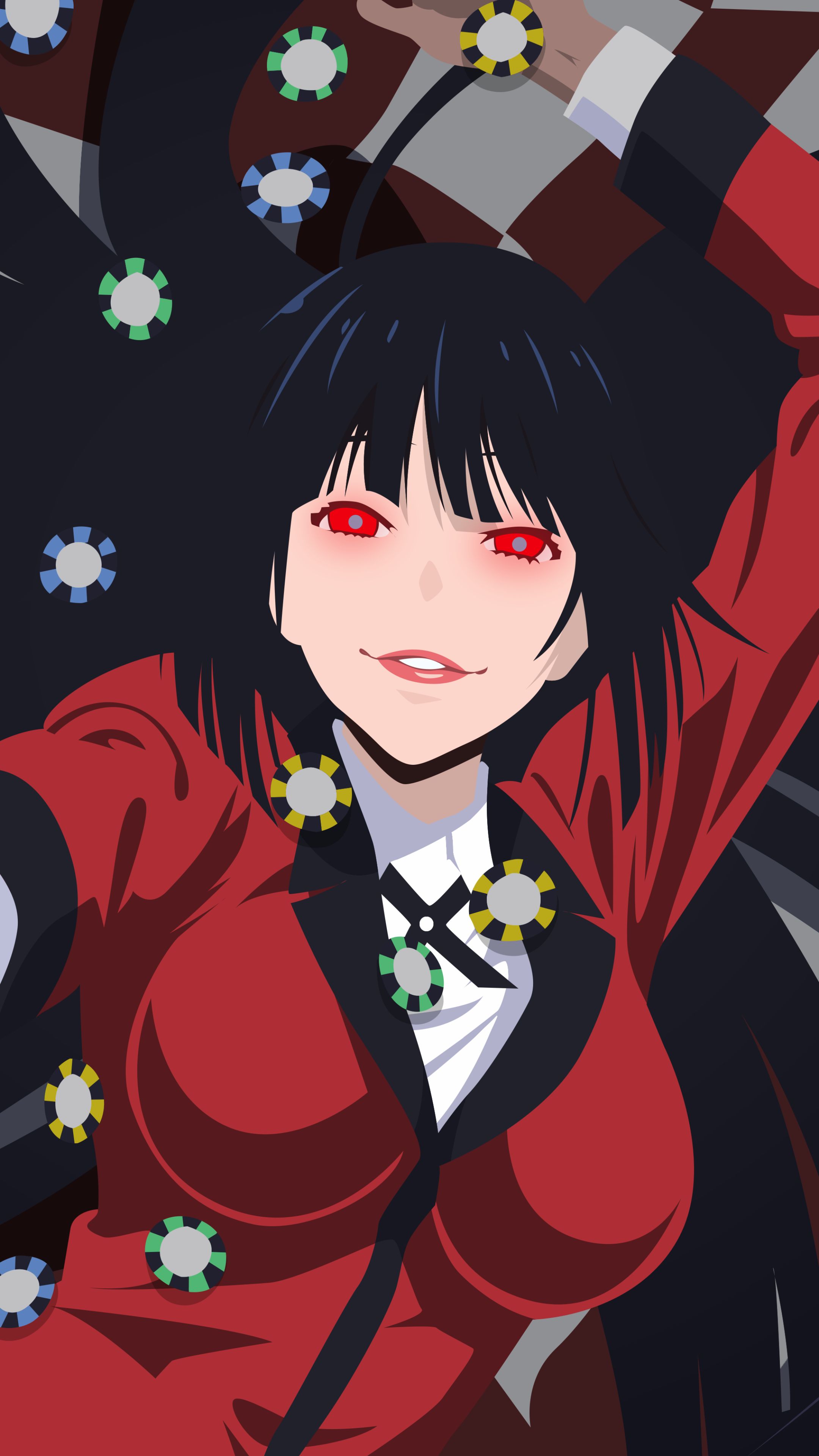 Descarga gratuita de fondo de pantalla para móvil de Animado, Yumeko Jabami, Kakegurui.