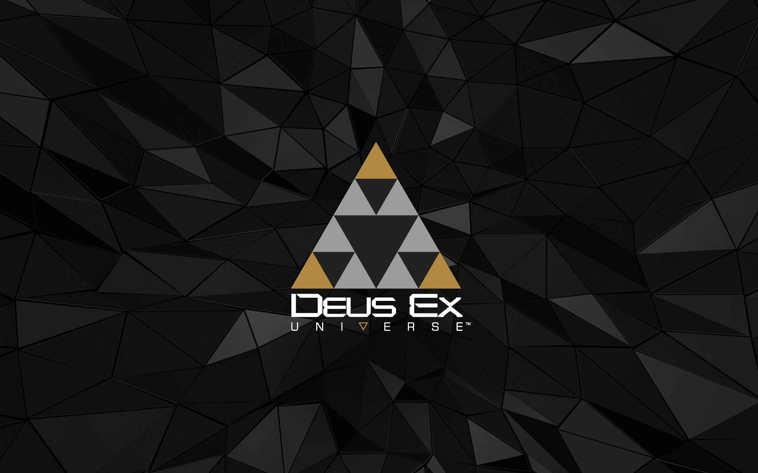 Download mobile wallpaper Triangle, Video Game, Deus Ex: Universe for free.